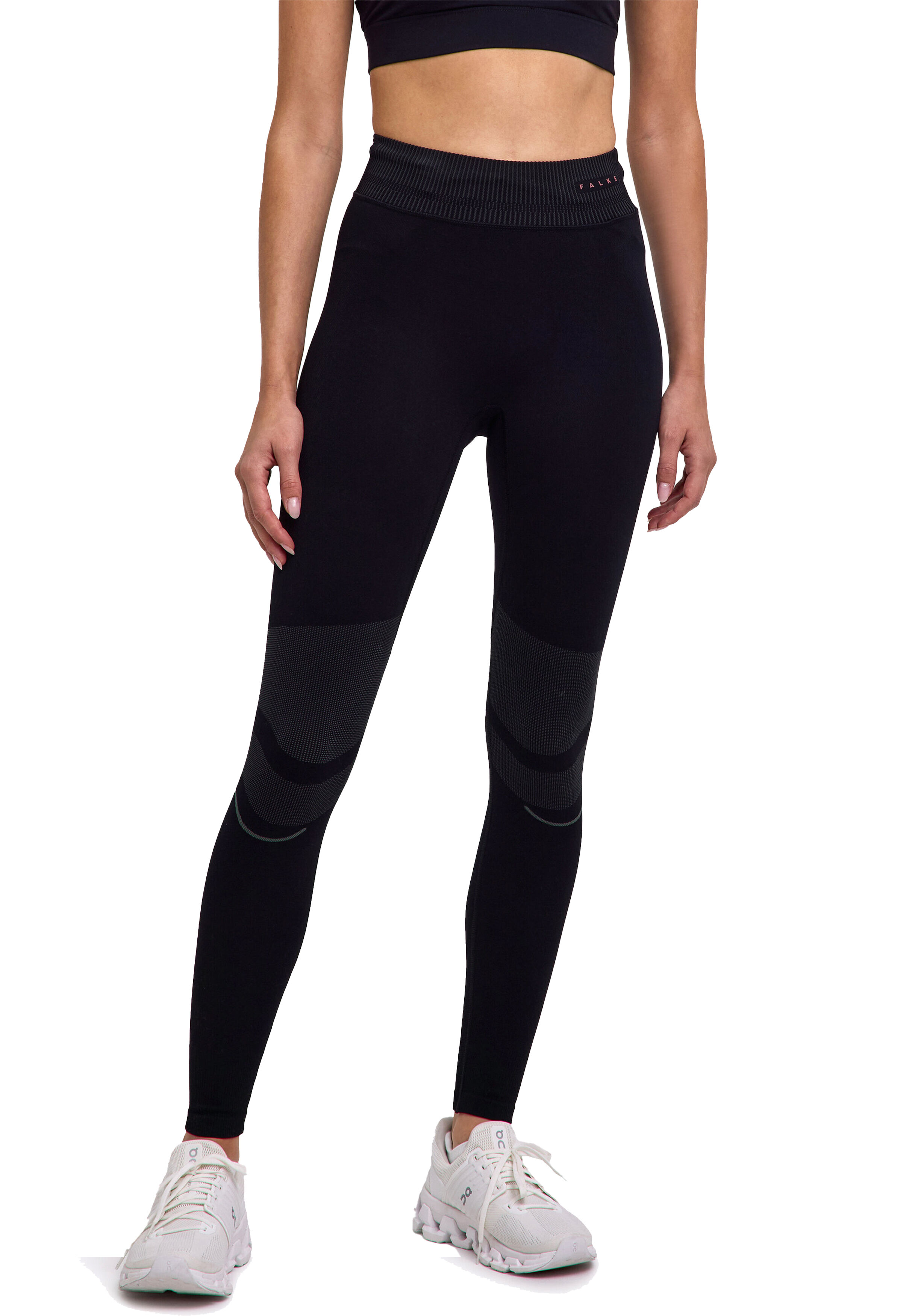 FALKE dames running tights, zwart (black)