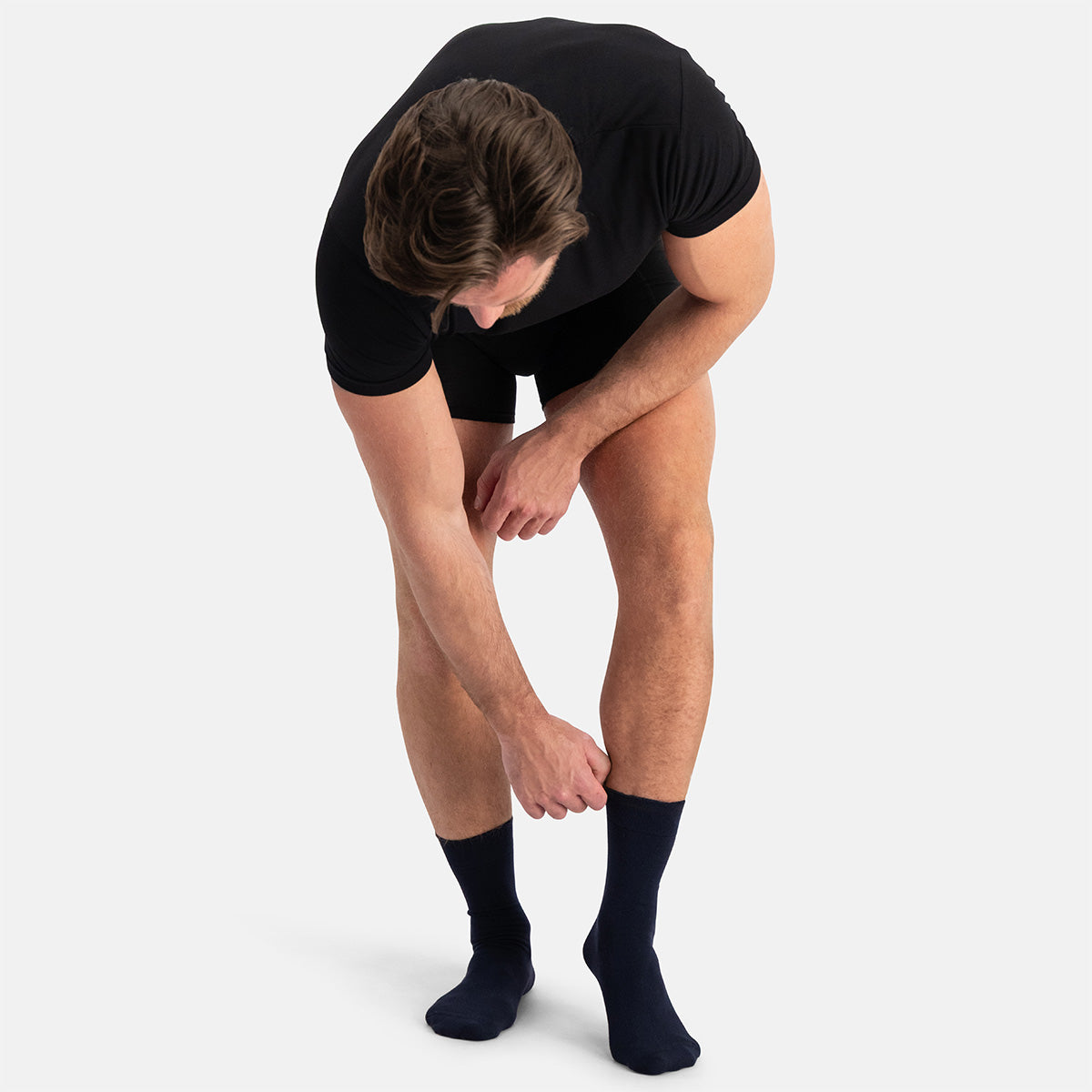 Bamboo Basics Beau socks (3-pack), unisex sokken, donker marine