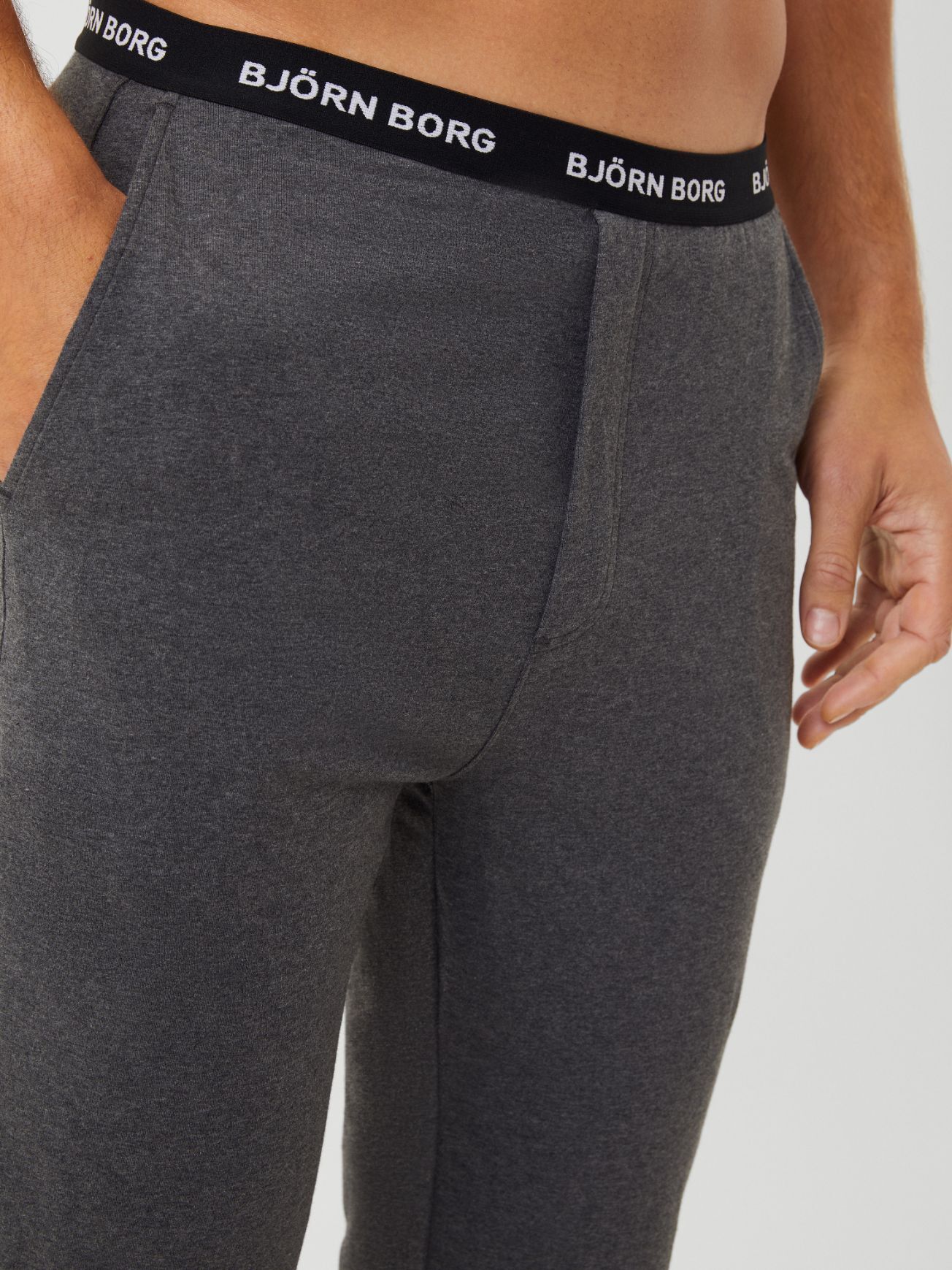 Bjorn Borg Core Loungewear Pants, heren loungebroek, grijs