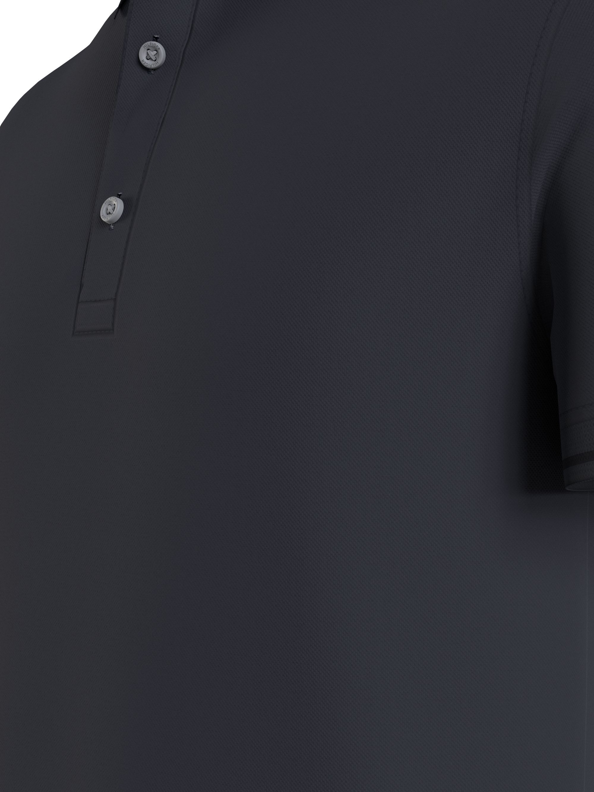 Tommy Hilfiger Dc Es Mercerized Pique Slim Polo, heren poloshirt, donkerblauw