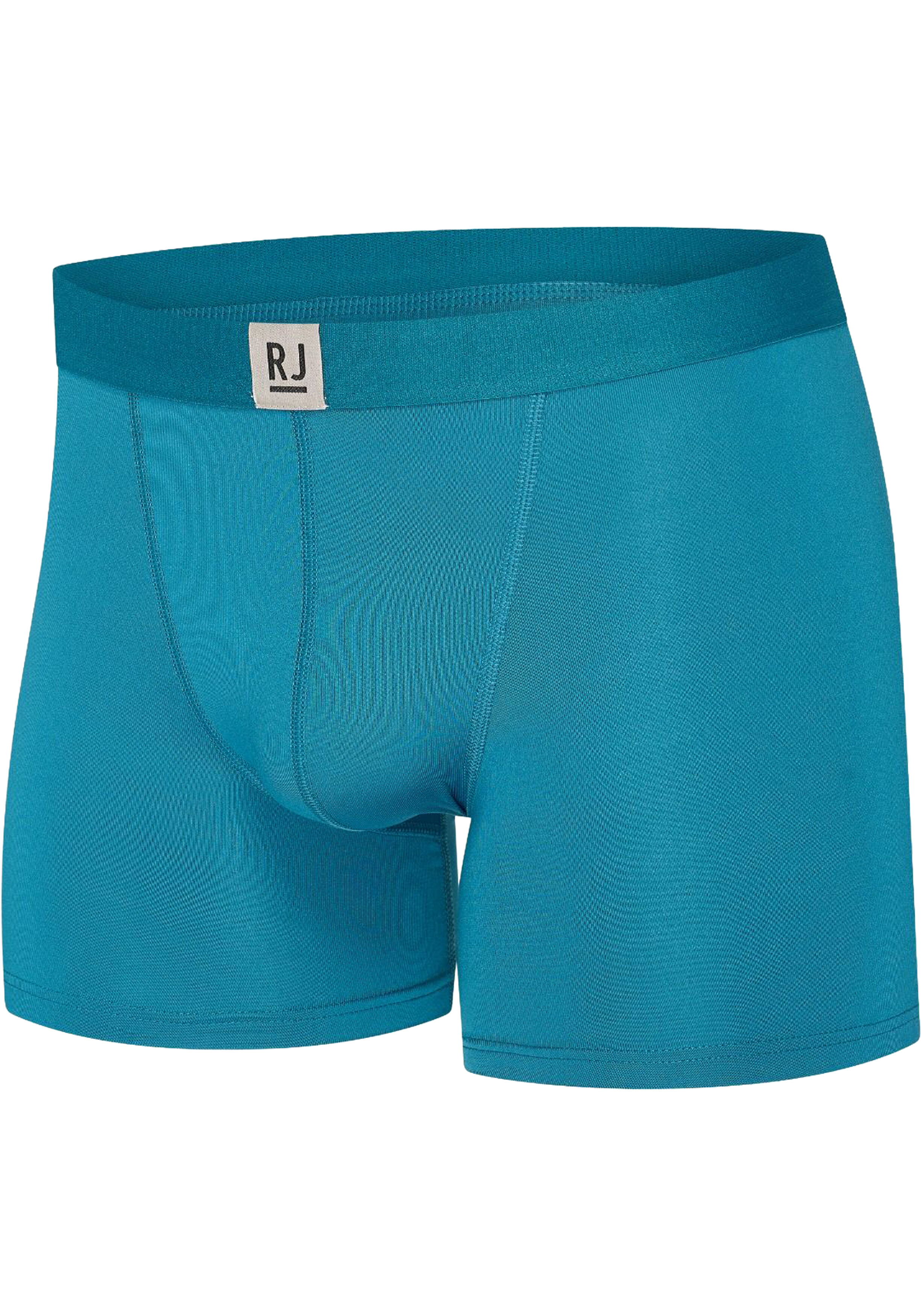 RJ Bodywear Pure Color boxershort (1-pack), boxer lang, microfiber, petrol