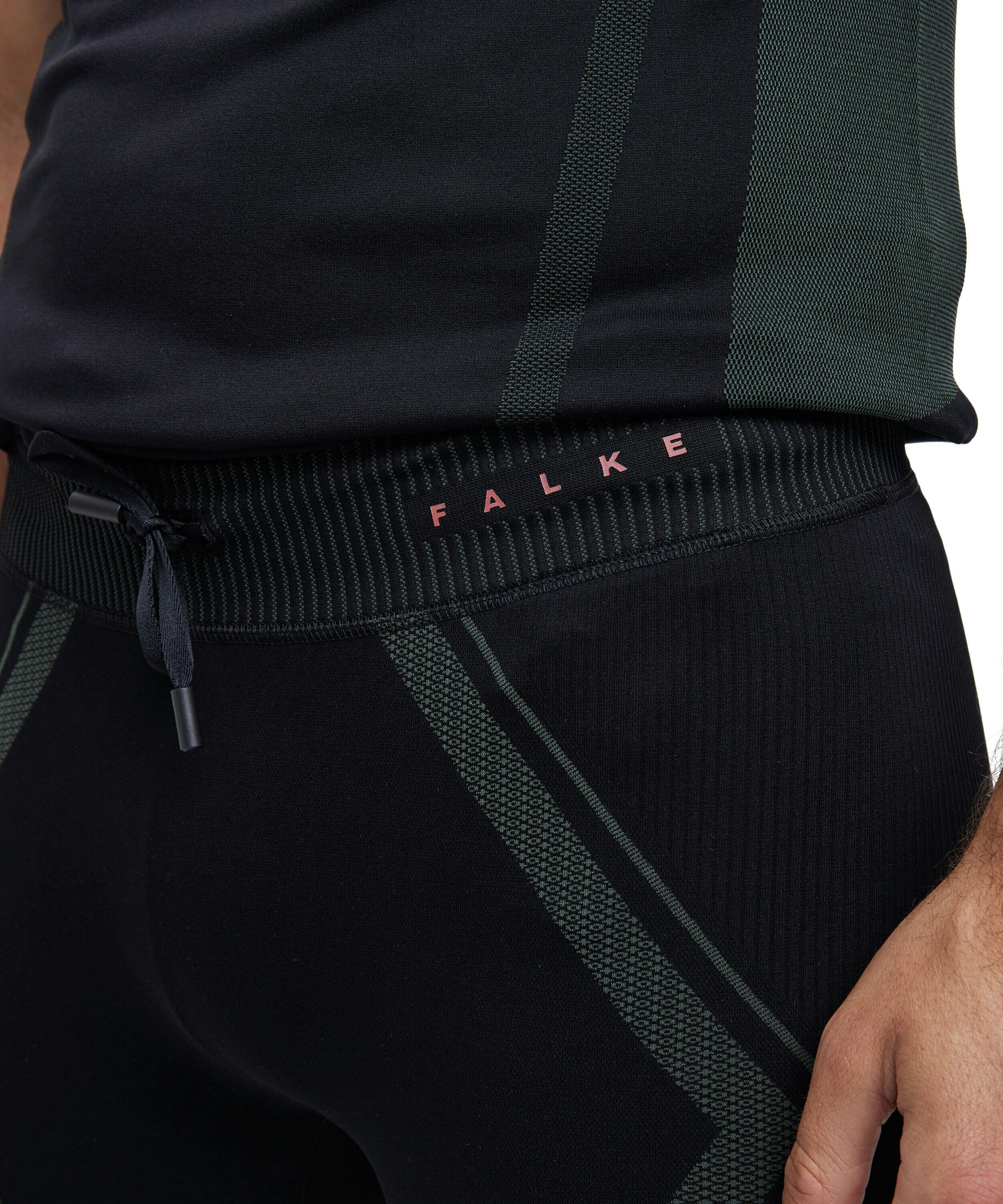 FALKE heren running tights, zwart (black)