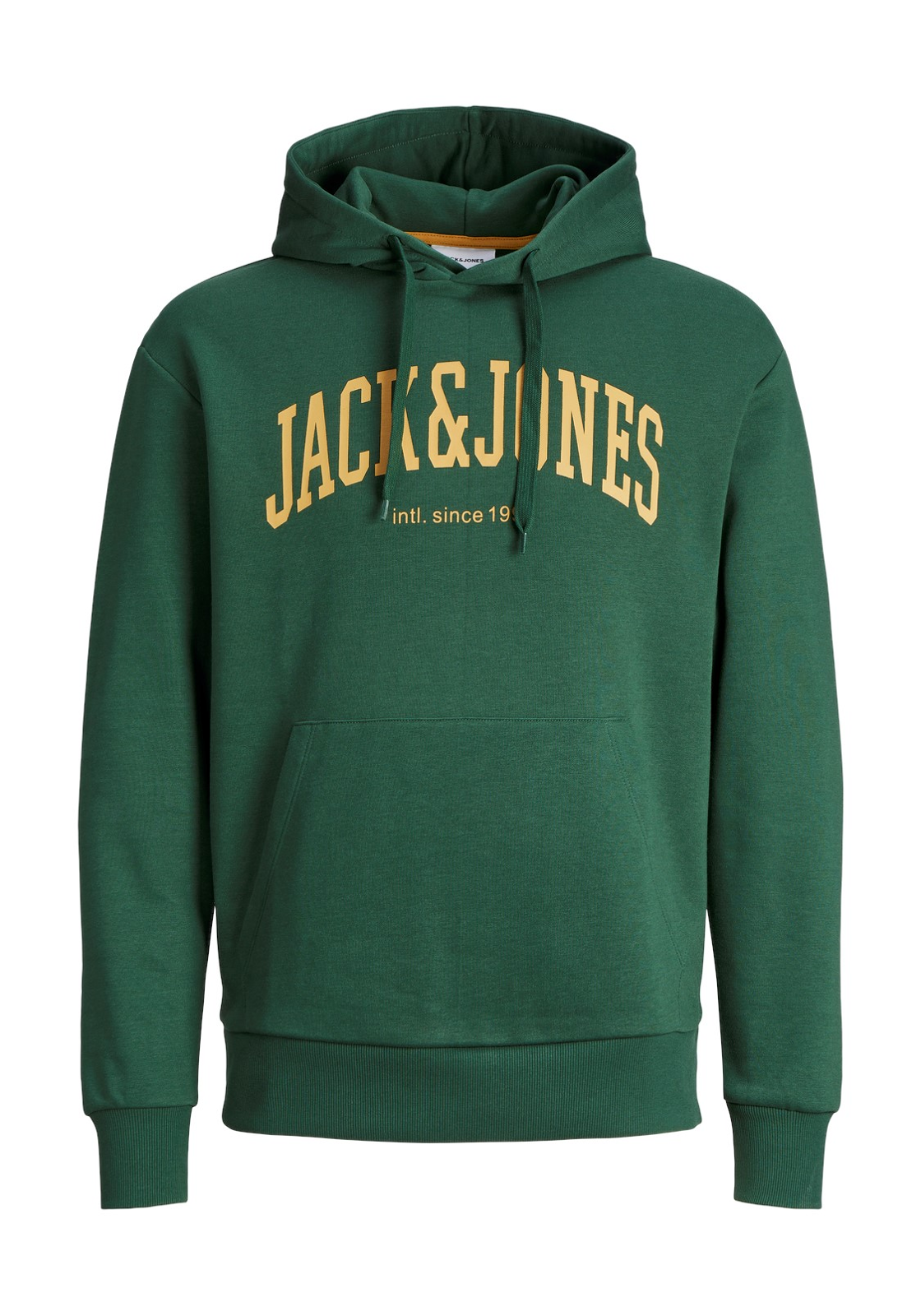 image_2_jj__4353176__frontjpgv09391fdcd1541392a97d5163136d7ff8d943 JACK & JONES Josh sweat hood regular fit, heren hoodie katoenmengsel met capuchon, donkergroen
