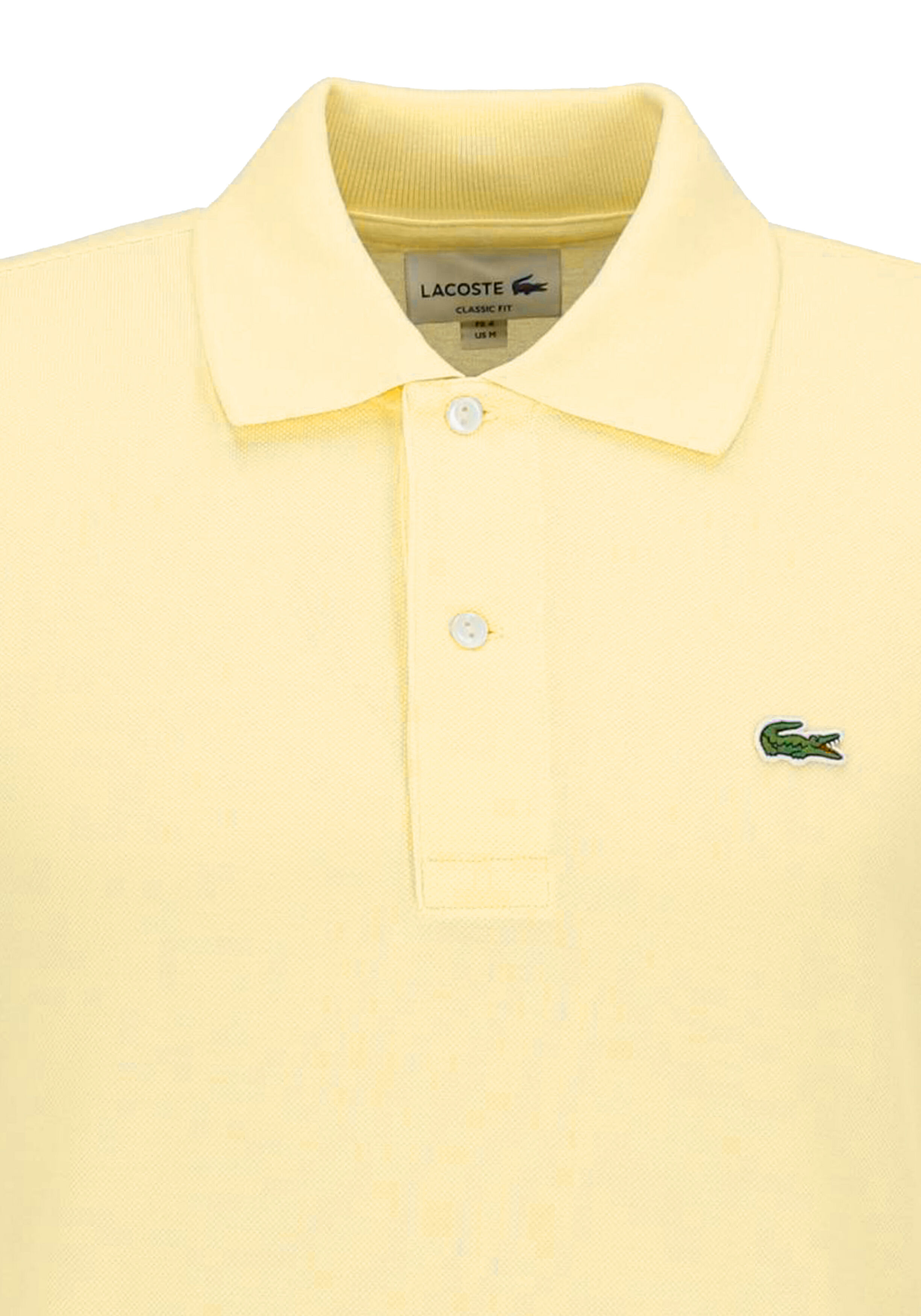 Lacoste Classic Fit polo, geel