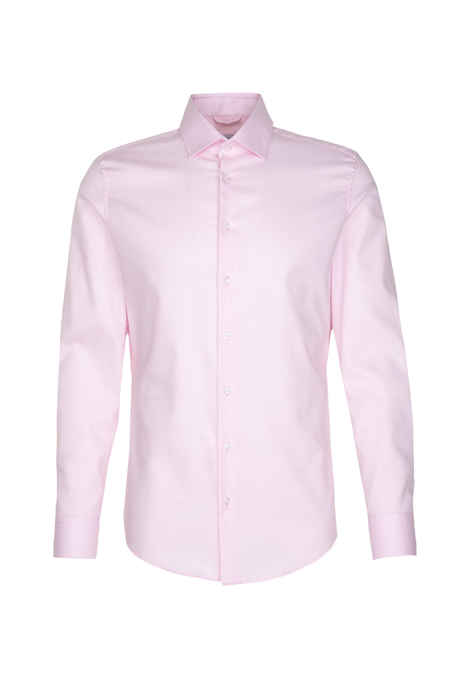 Seidensticker shaped fit overhemd, popeline, roze