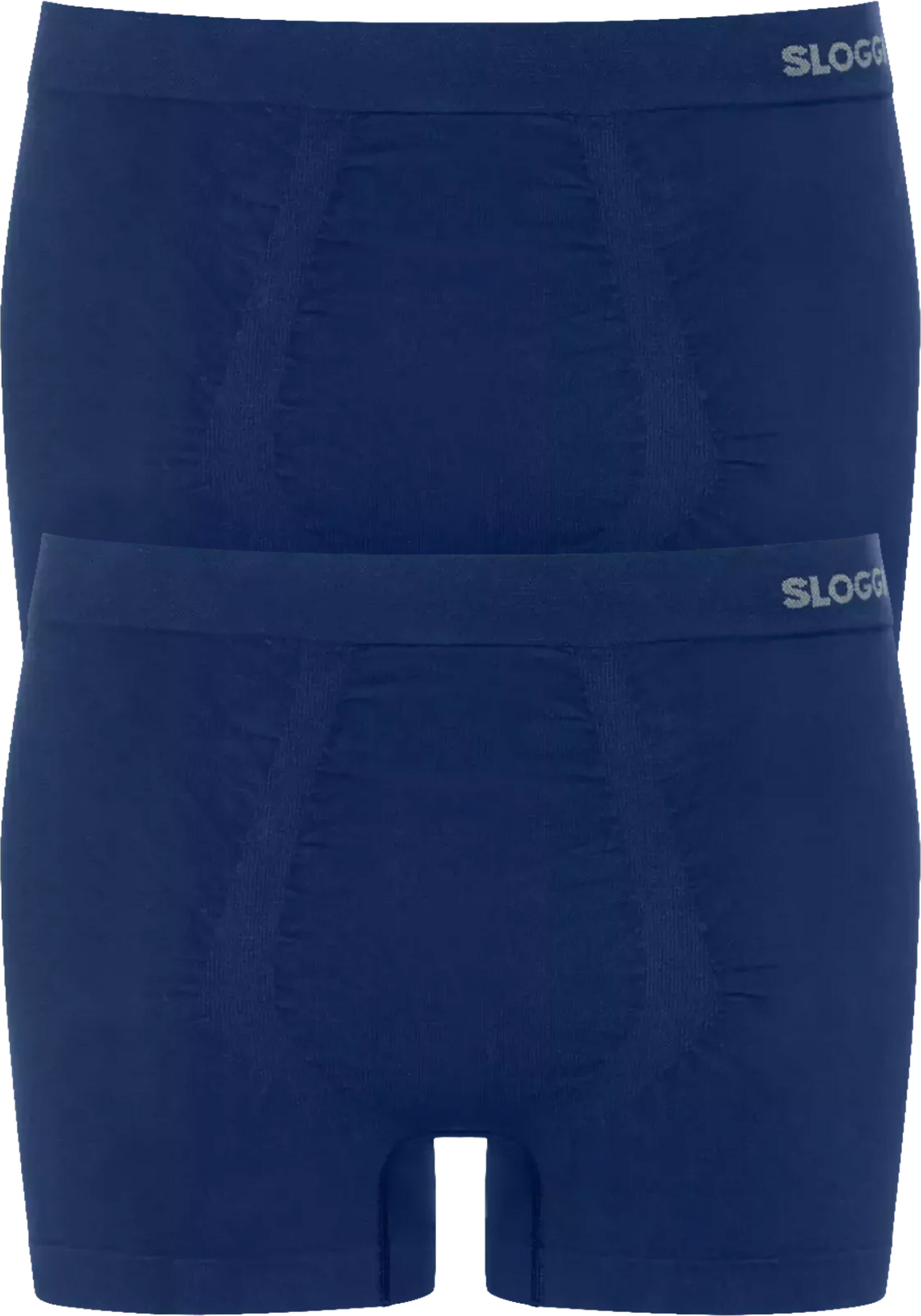 Sloggi Men GO Smooth Short, heren boxershort korte pijp (2-pack), donkerblauw