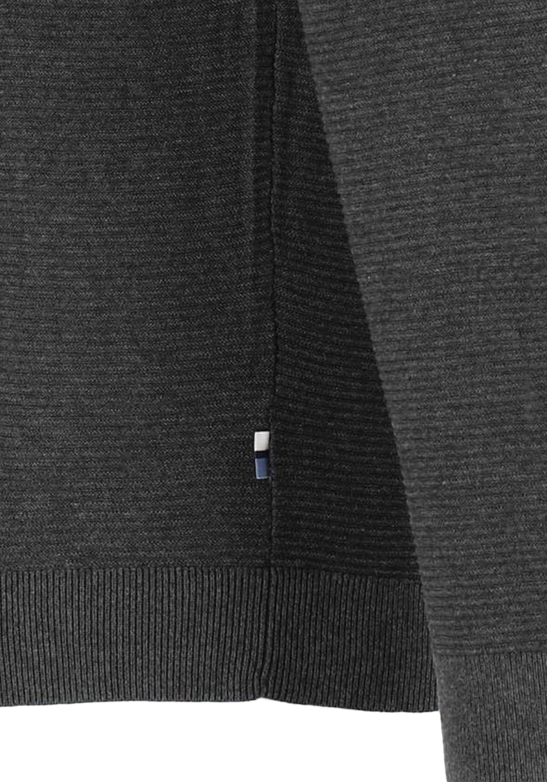 OLYMP Casual modern fit pullover katoen, antraciet OLYMP Casual modern fit pullover katoen, antraciet