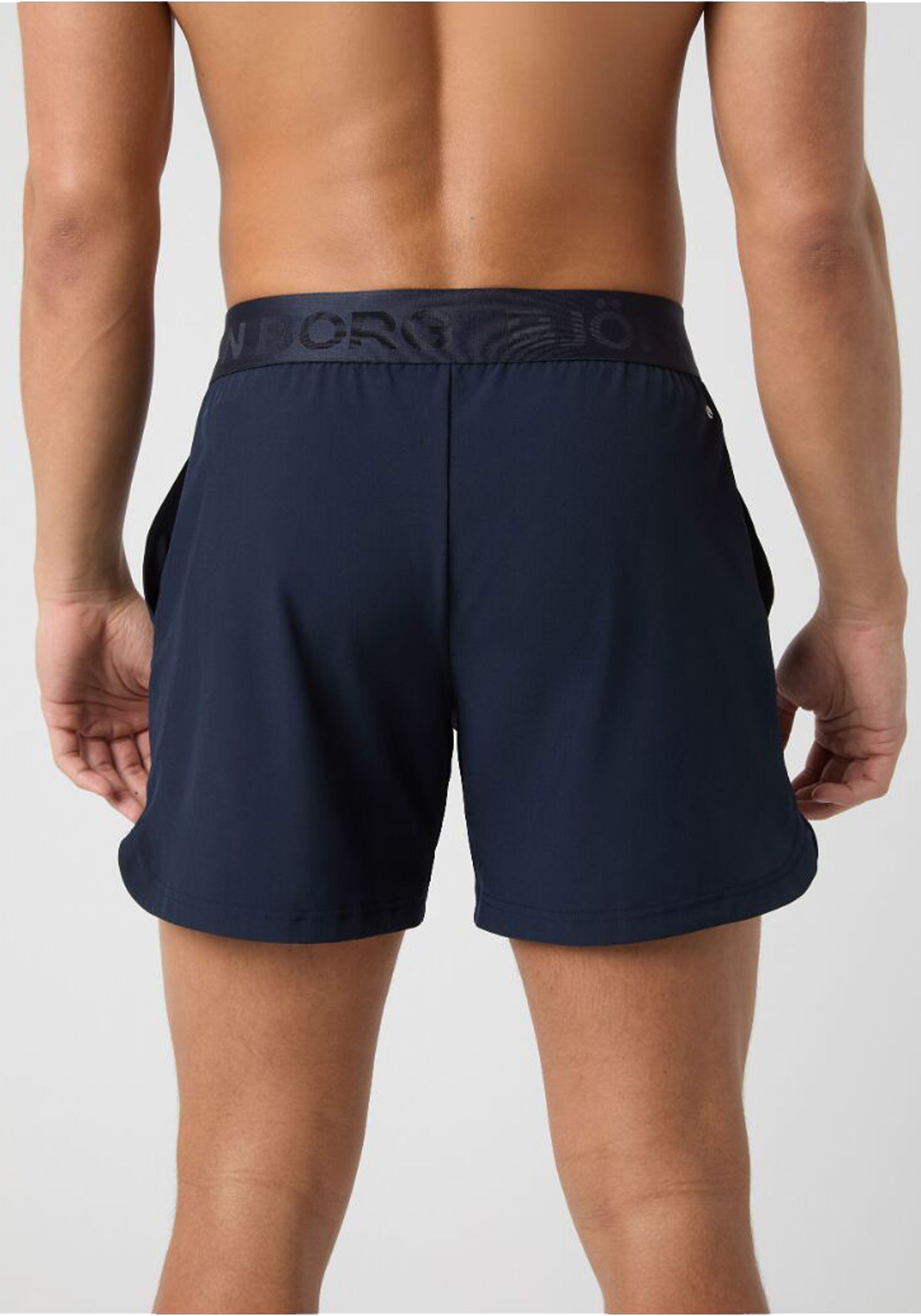 Bjorn Borg 6Inch Shorts, heren sportbroek kort, donkerblauw