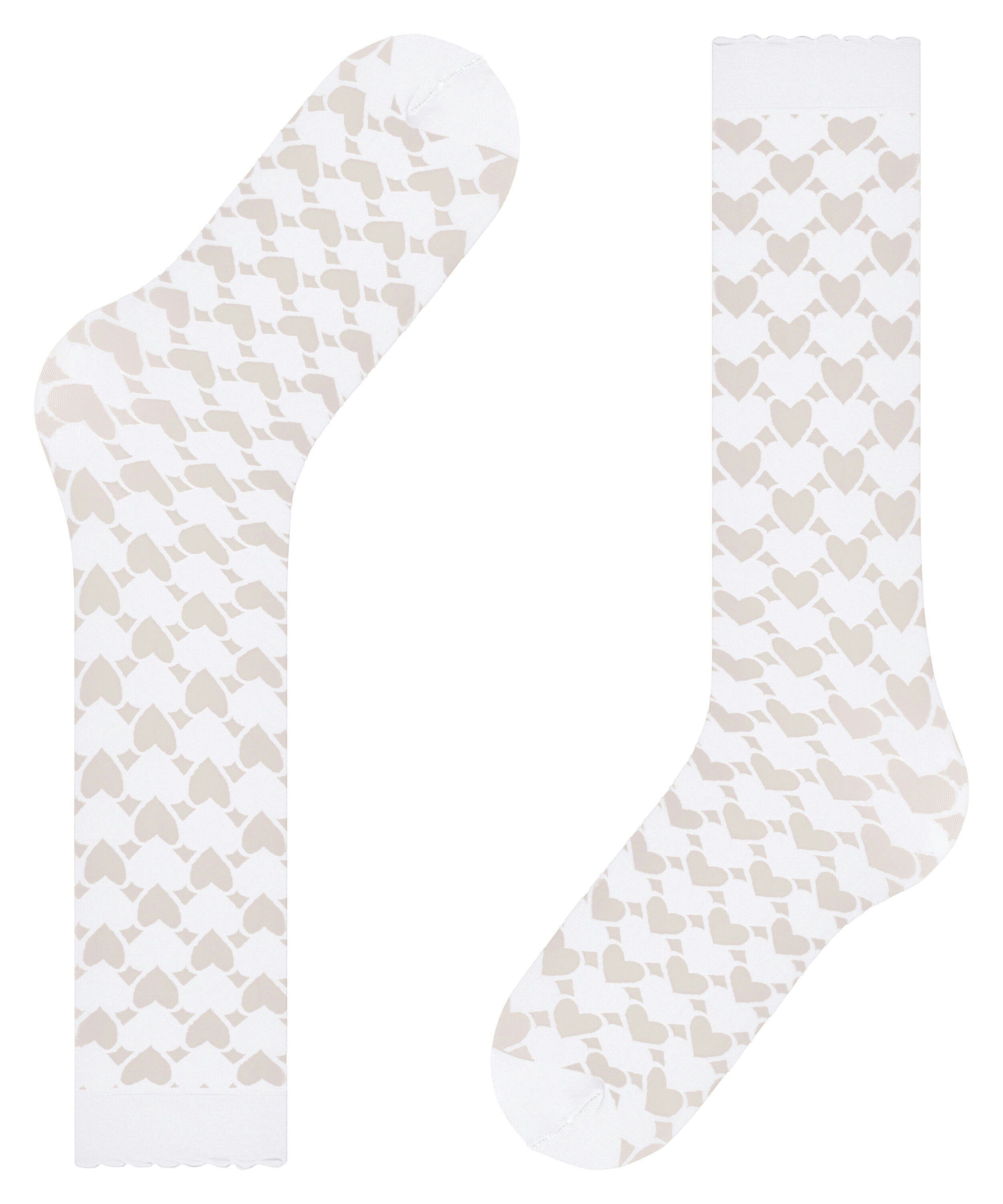 FALKE Sweet Thing 25 DEN dames kniekousen, wit (white)