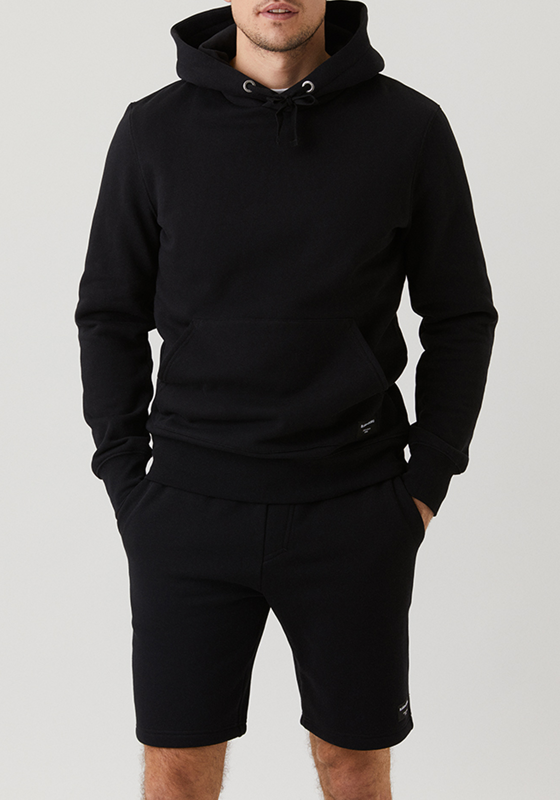 Bjorn Borg hoodie sweatshirt, heren trui met capuchon dik, zwart Bjorn Borg hoodie sweatshirt, heren trui met capuchon dik, zwart