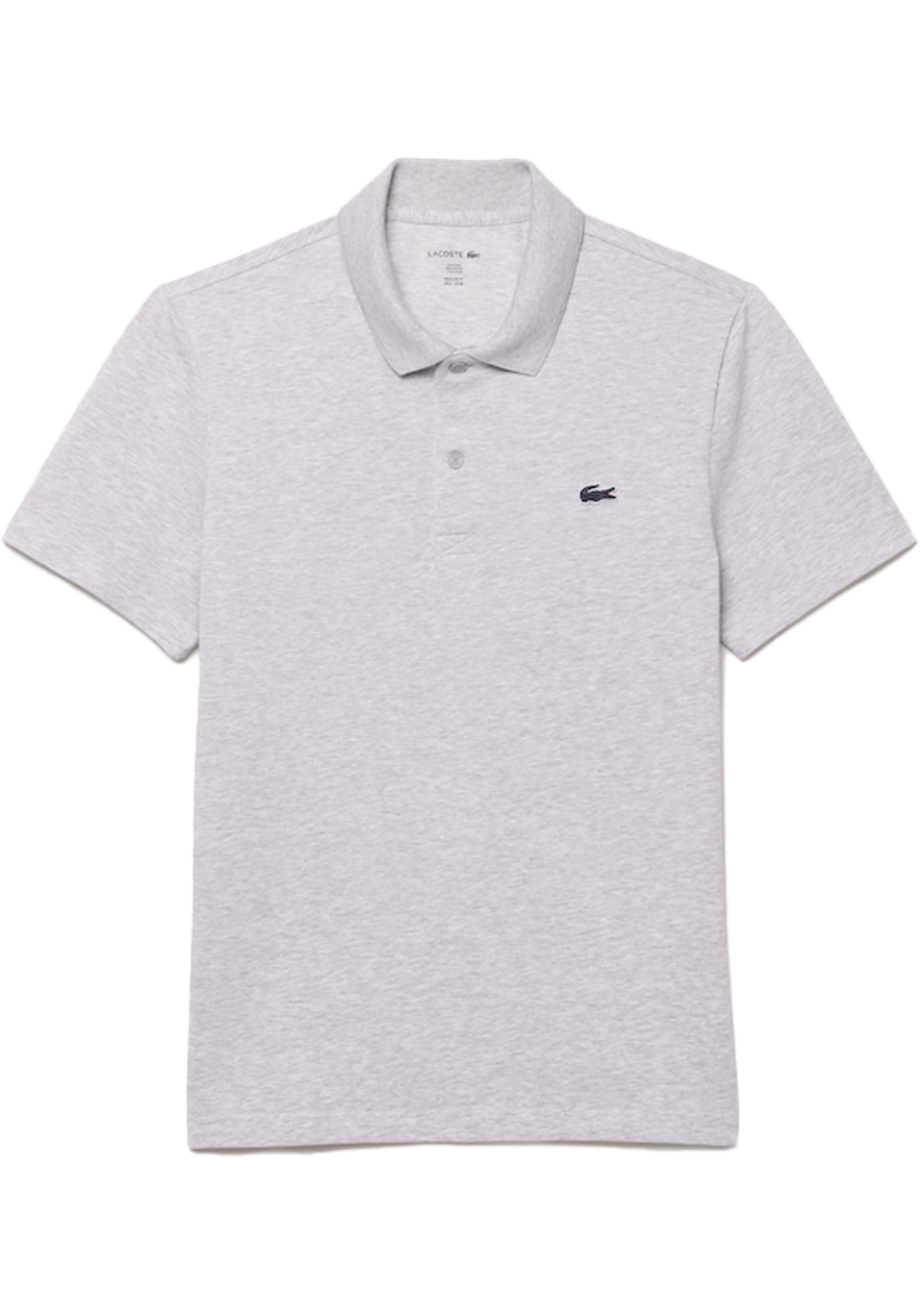 Lacoste Sport Polo Regular Fit stretch, lichtgrijs melange