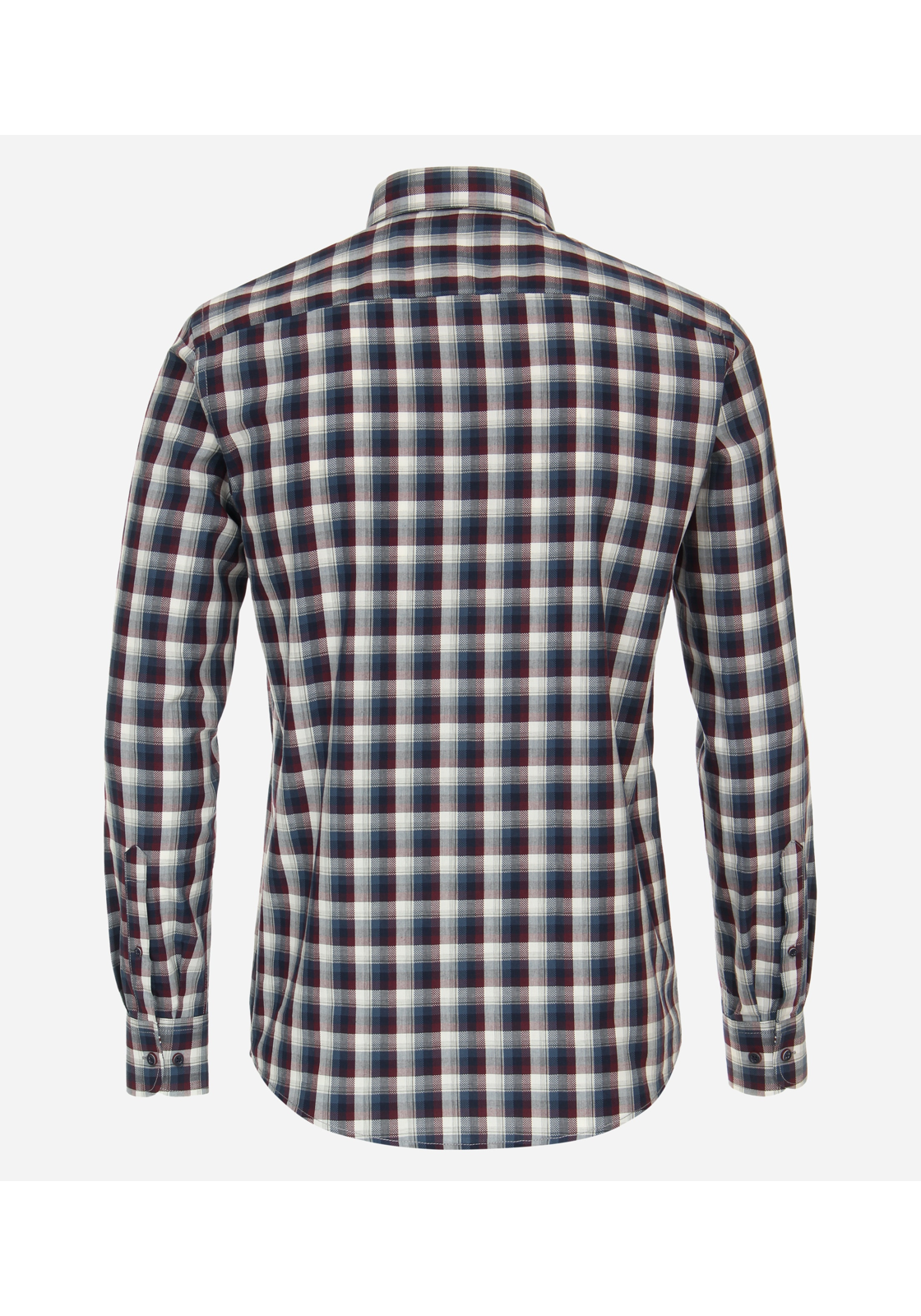 image_3_a9b52bf63bf388ca4f3dcb379f410eeejpgautoformatbgF3F3F3blend-alpha100blend-colorF3F3F3blend-modedarkenfitclampp CASA MODA Sport casual fit overhemd, dobby, rood geruit