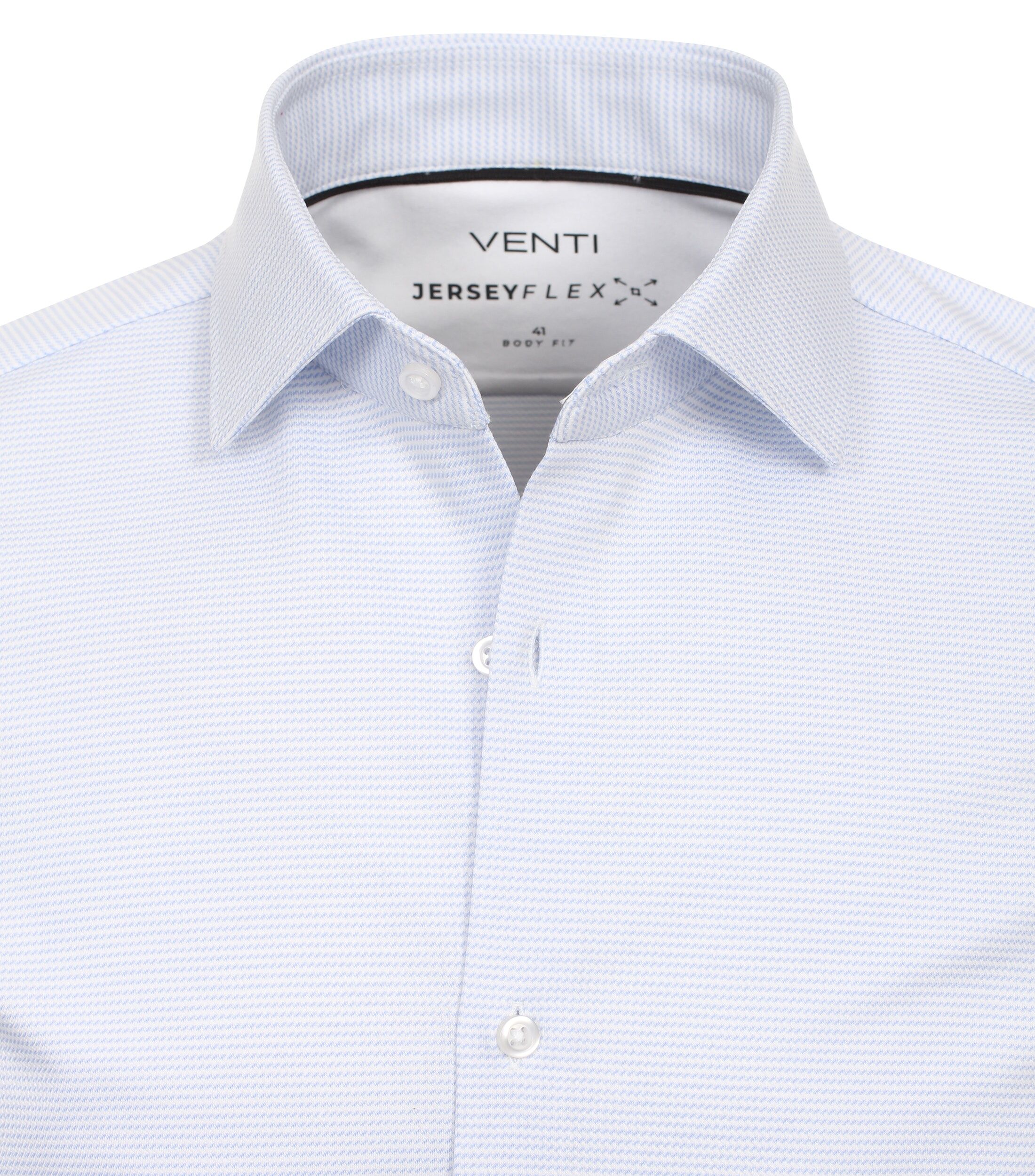 VENTI body fit overhemd, jersey, groen