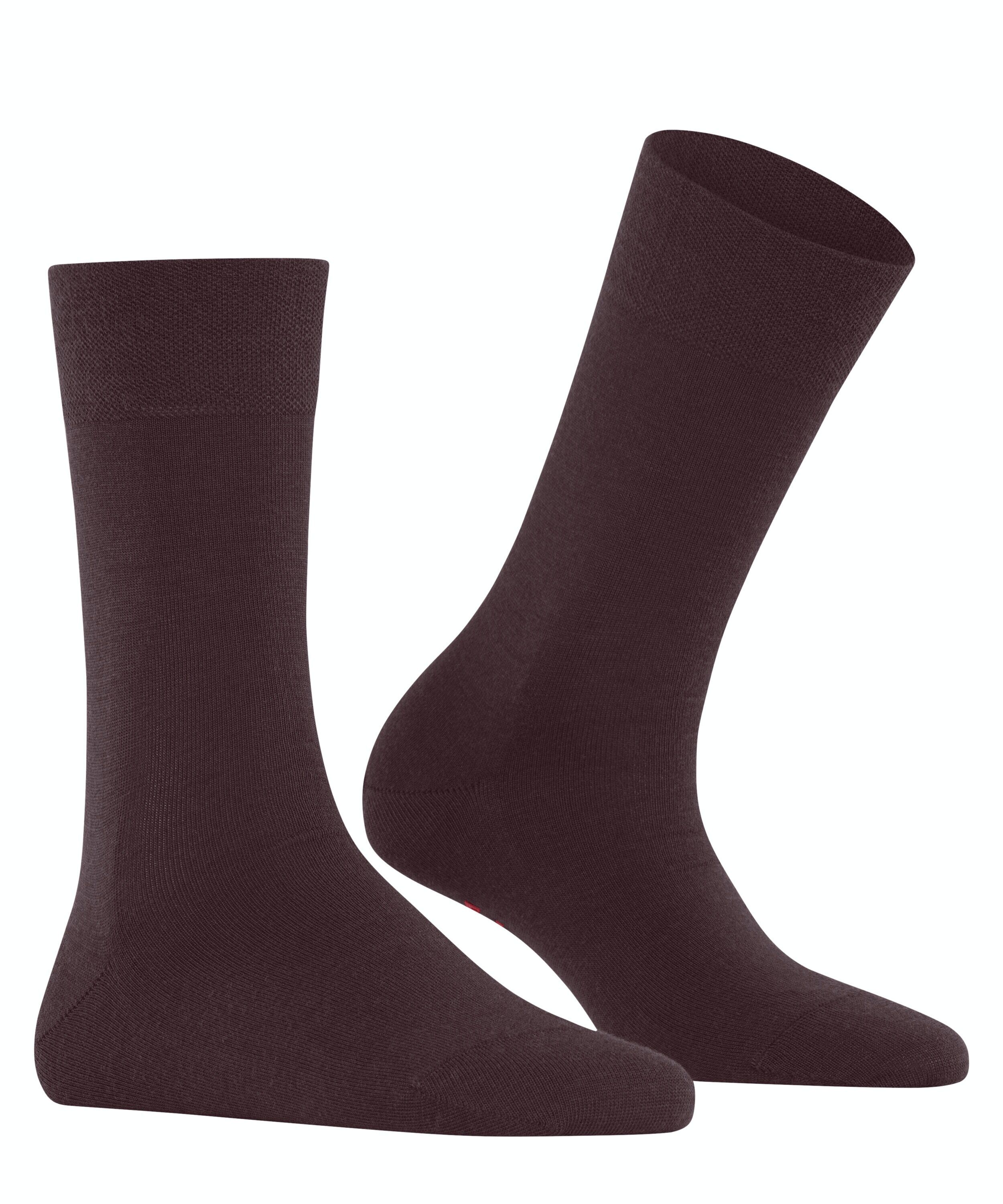 FALKE Sensitive Berlin damessokken, donkerrood (barolo)