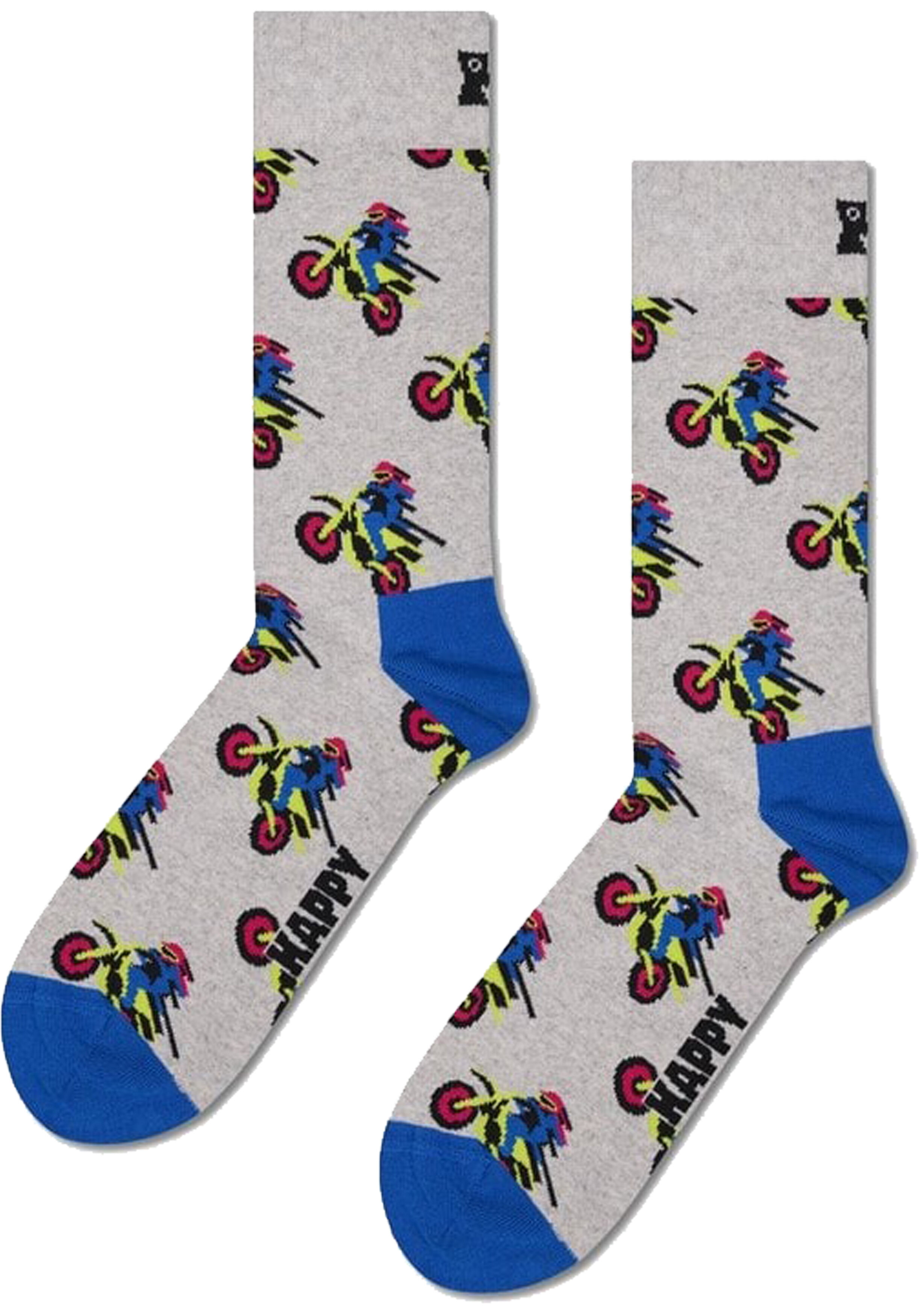 Happy Socks Fast Sports Socks Gift Set (3-pack), unisex sokken in cadeauverpakking, grijs