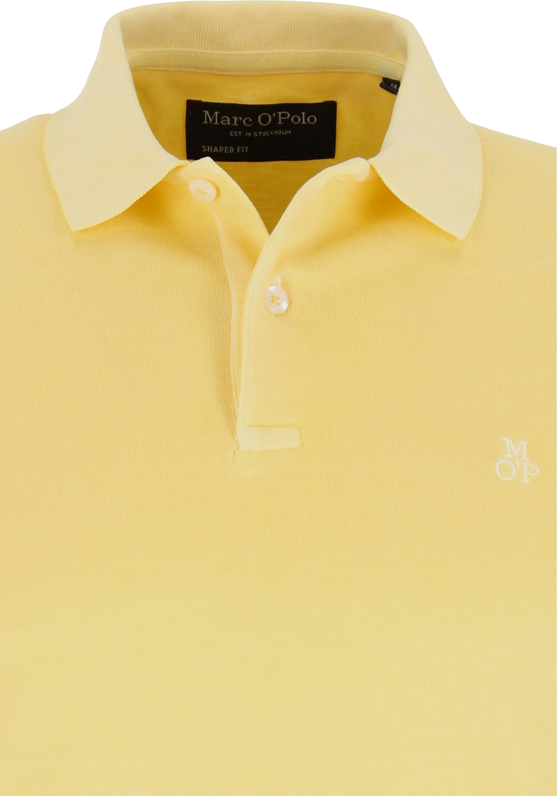 4-7325868595097-Marc_OPolo-MP_PS_geel_422249653190218_details_HR Marc O'Polo shaped fit polo, heren poloshirt korte mouw, geel