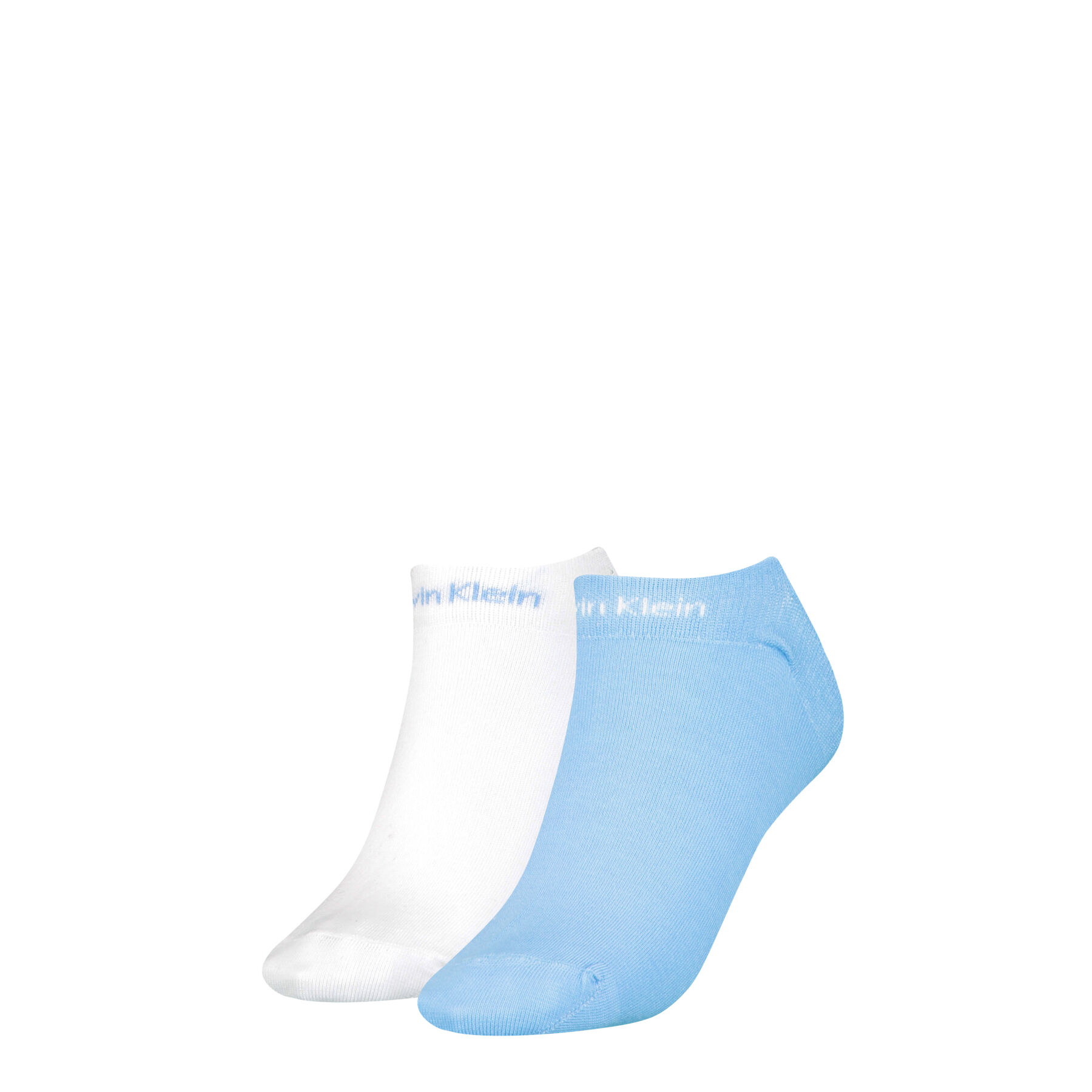 Calvin Klein Sneaker Gripper (2-pack), dames enkelsokken, blauw