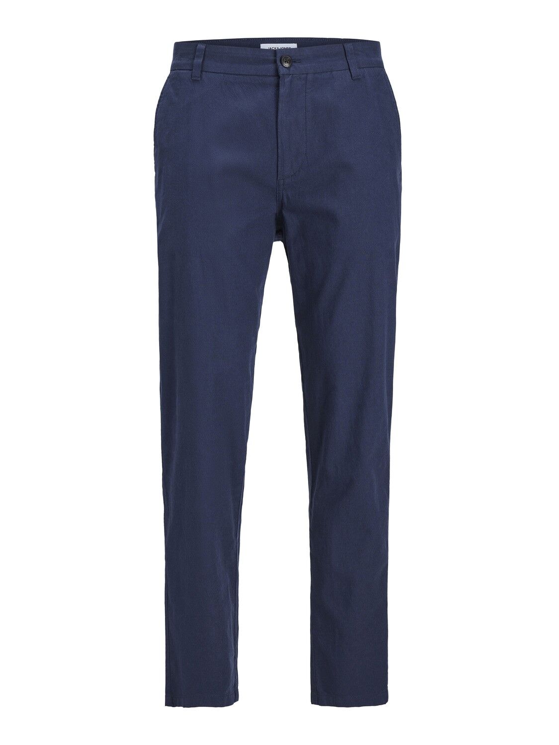JACK & JONES Ace Summer Linen Blend Pant relaxed fit, heren chino, blauw