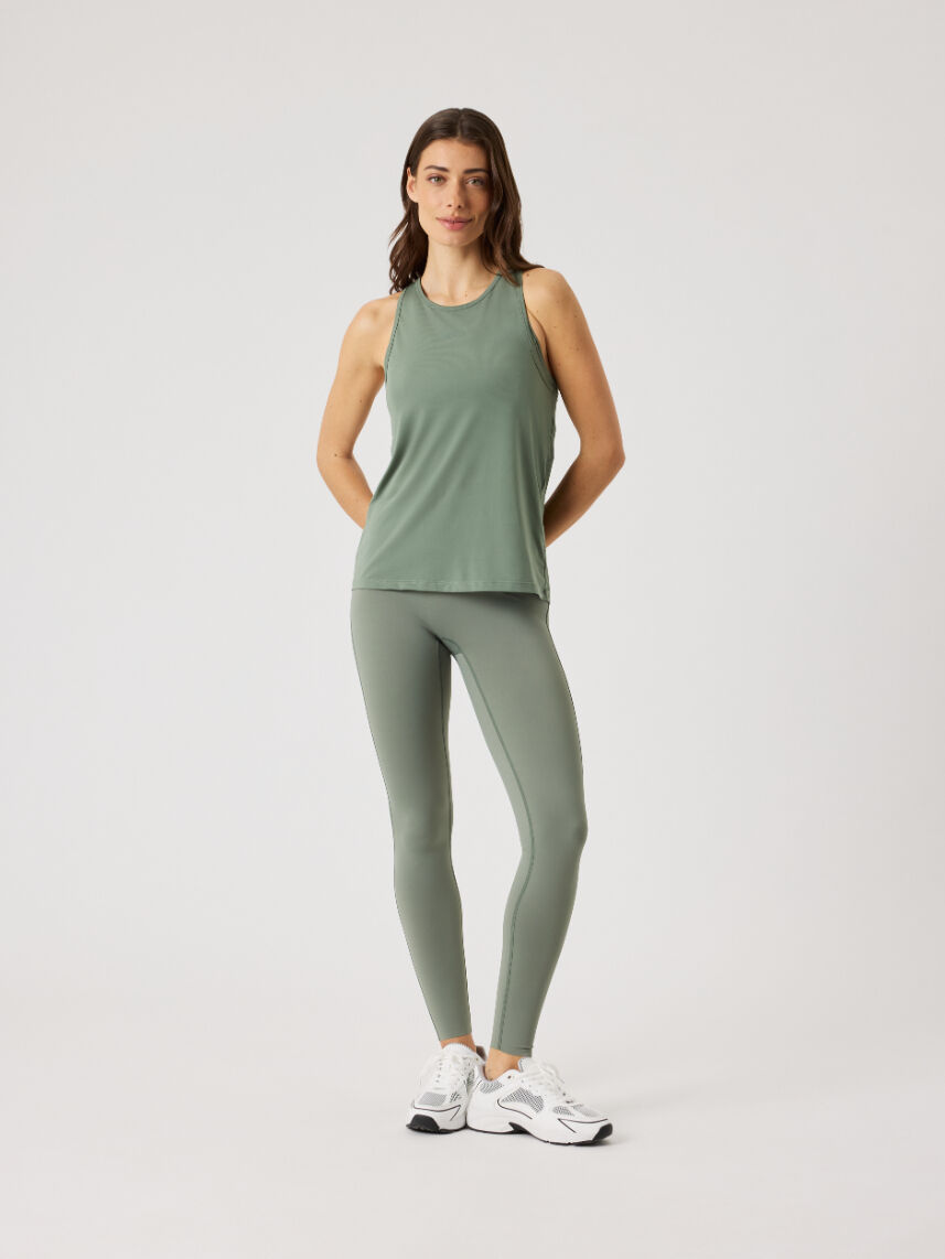 Bjorn Borg dames Sleek Tights, dames sportlegging, groen