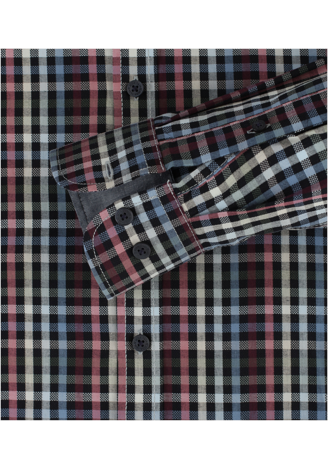 image_5_7edd8613be58ff81feae456ec4229be9jpgautoformatbgF3F3F3blend-alpha100blend-colorF3F3F3blend-modedarkenfitclampp CASA MODA Sport comfort fit overhemd, dobby, rood geruit