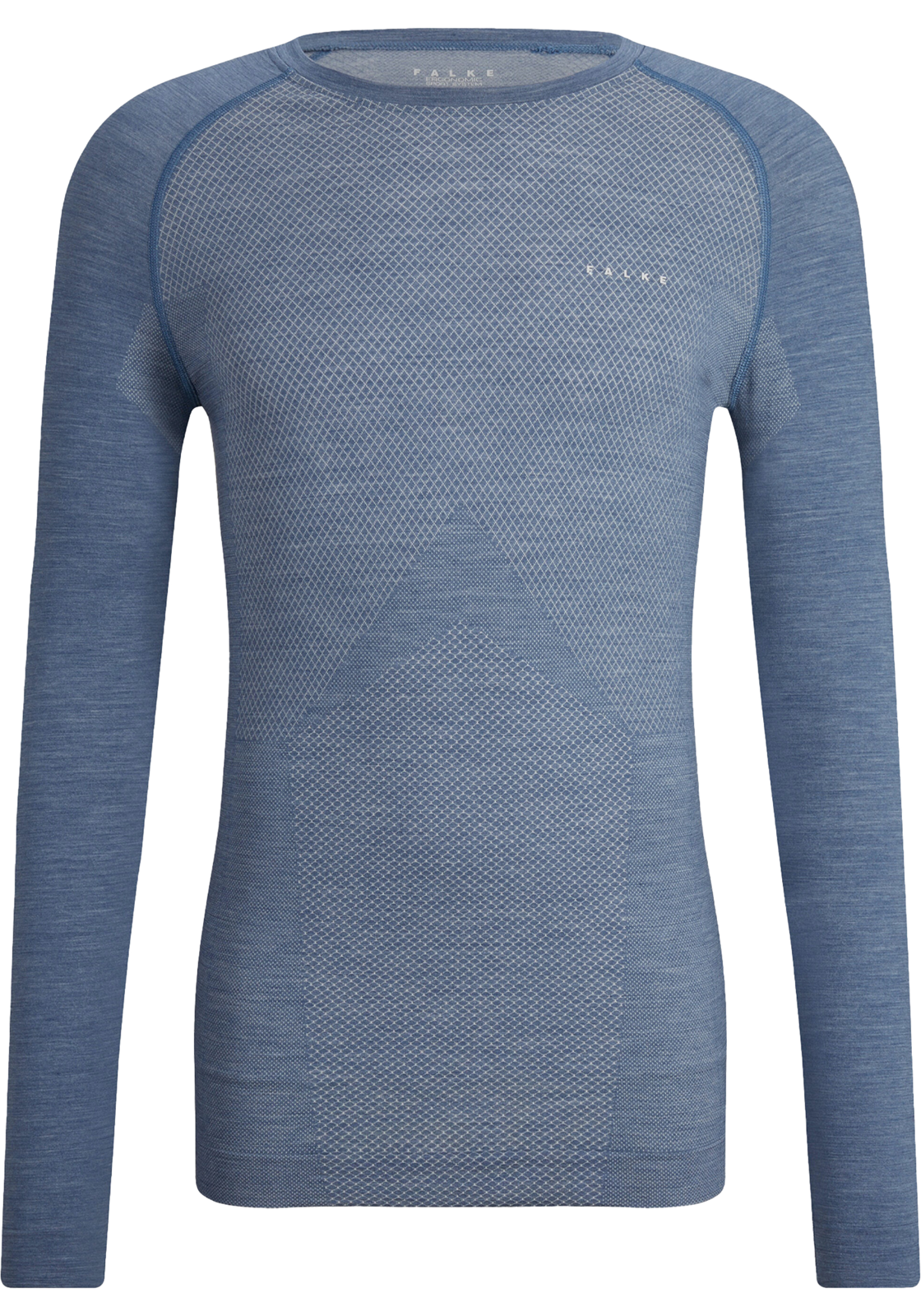1-4043874791991-falke-thermo_HR FALKE heren lange mouw shirt Wool-Tech Light, thermoshirt, blauw (capitain)
