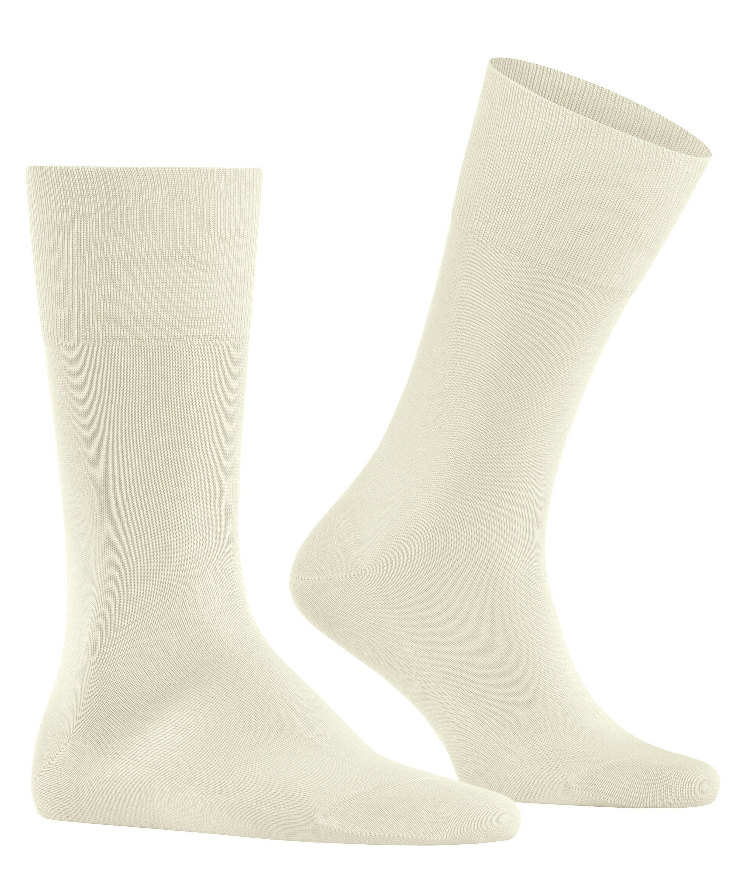 FALKE Tiago herensokken, wit (bone white)