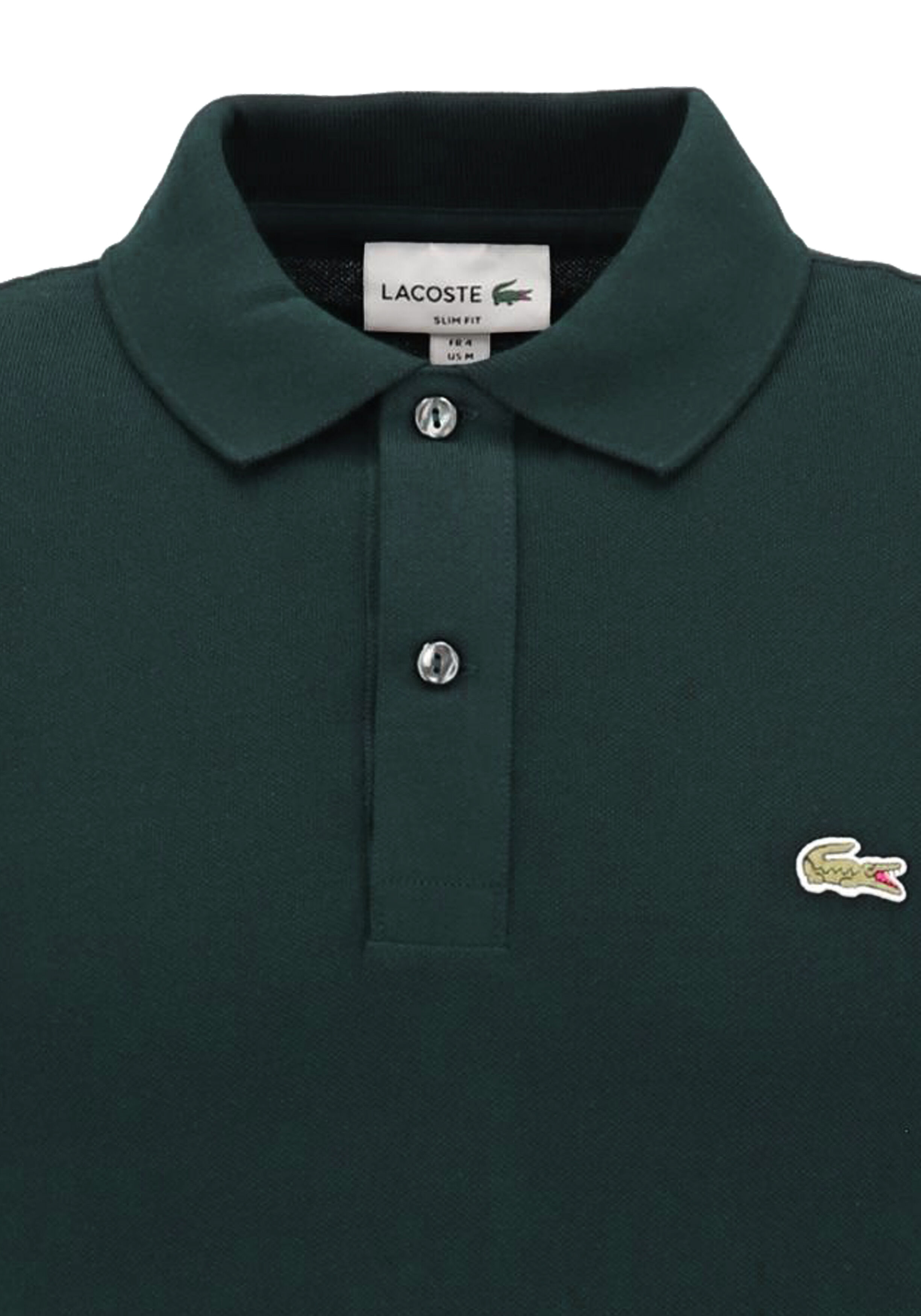 Lacoste Slim Fit polo, lindegroen
