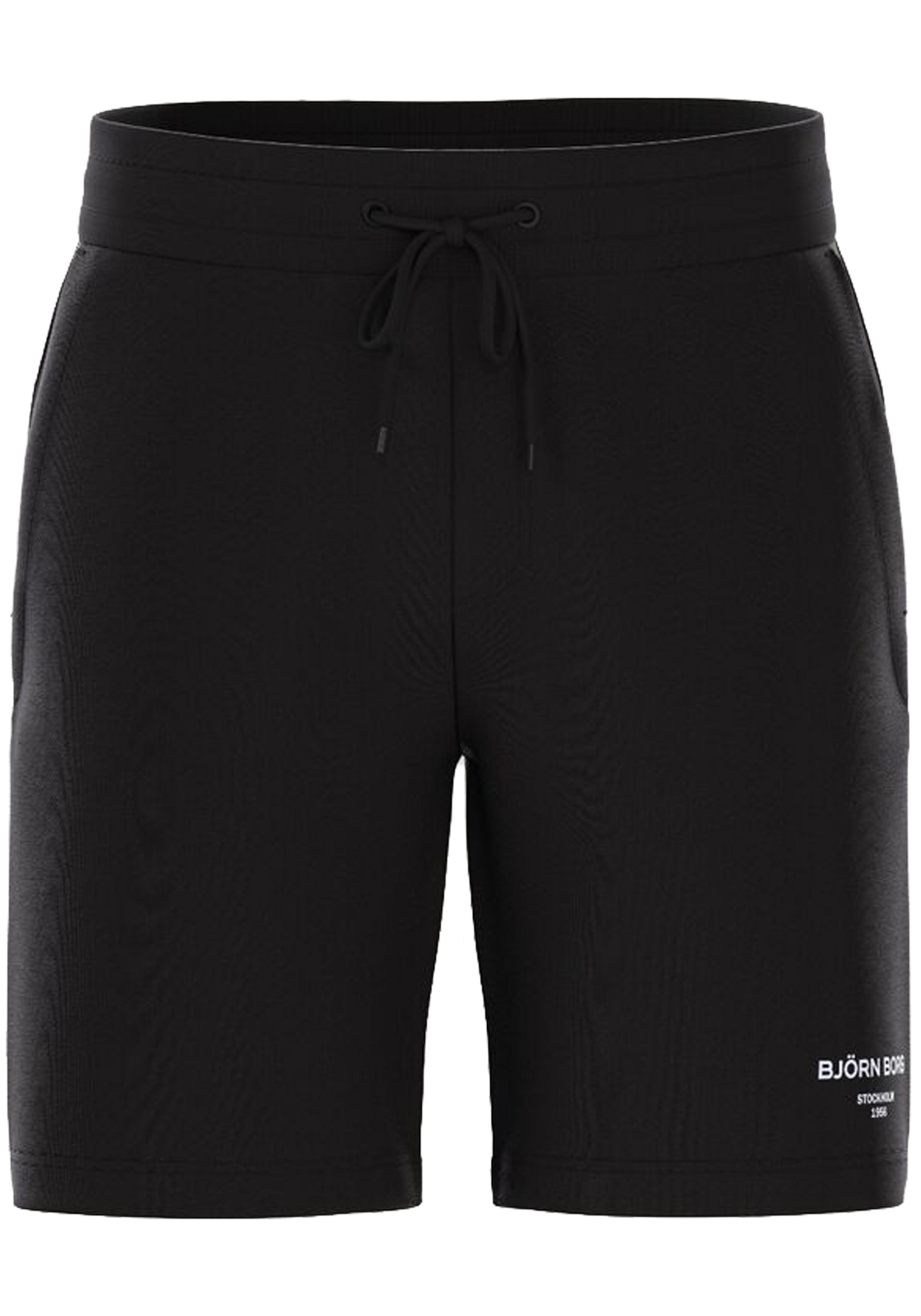 Bjorn Borg Essential 1 Sweatshorts, heren joggingbroek kort, zwart