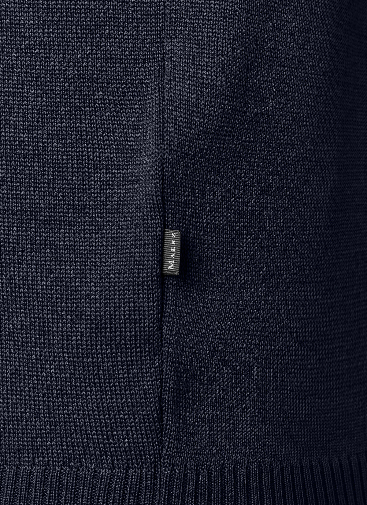 MAERZ Classic Fit heren spencer wol, navy blauw