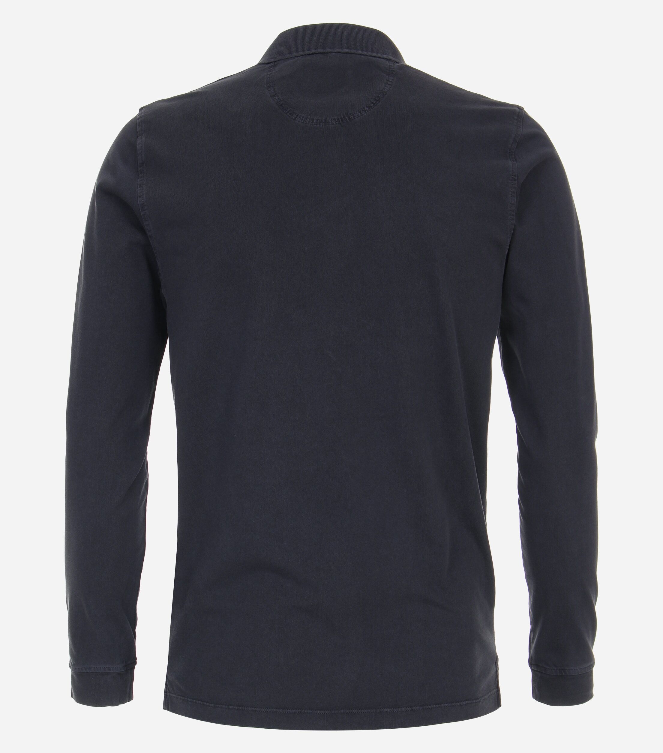 CASA MODA comfort fit polo lange mouw, blauw
