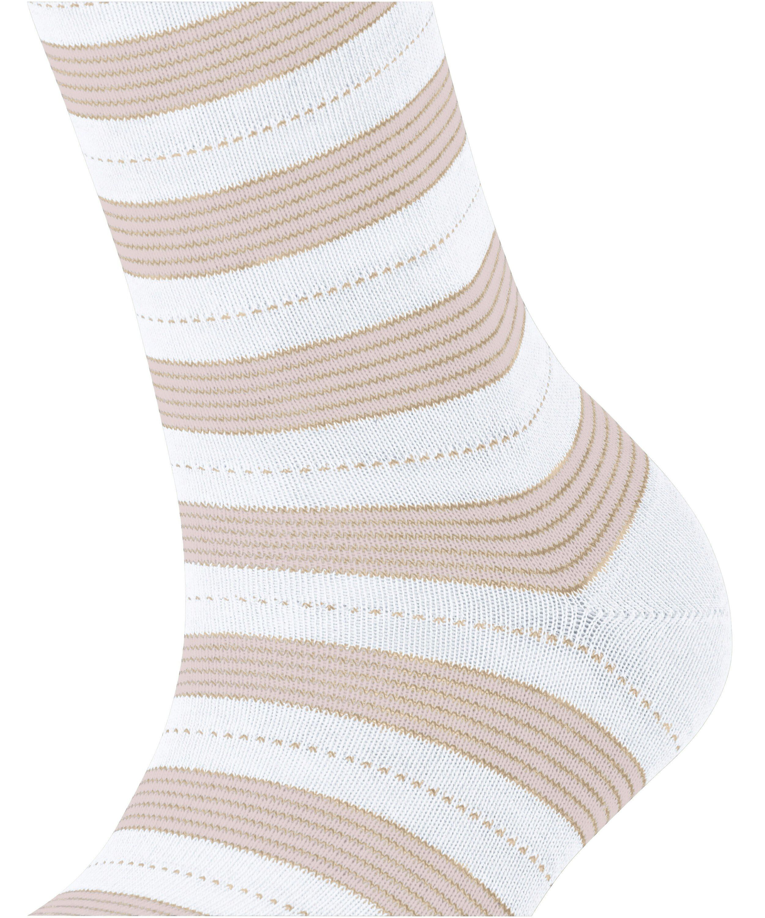 FALKE Stripe Uniform damessokken, wit (white)