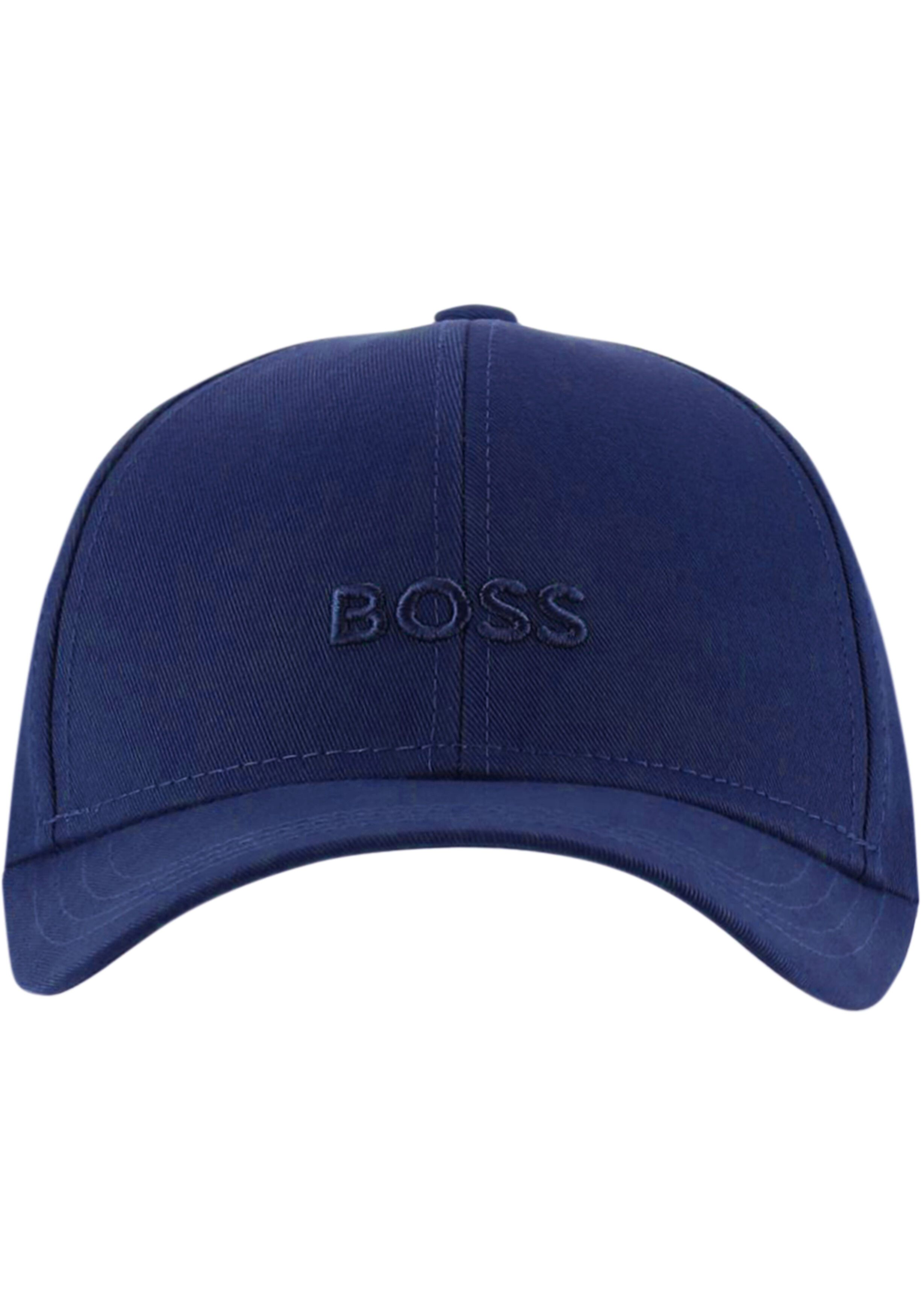 BOSS logo pet, kobalt blauw