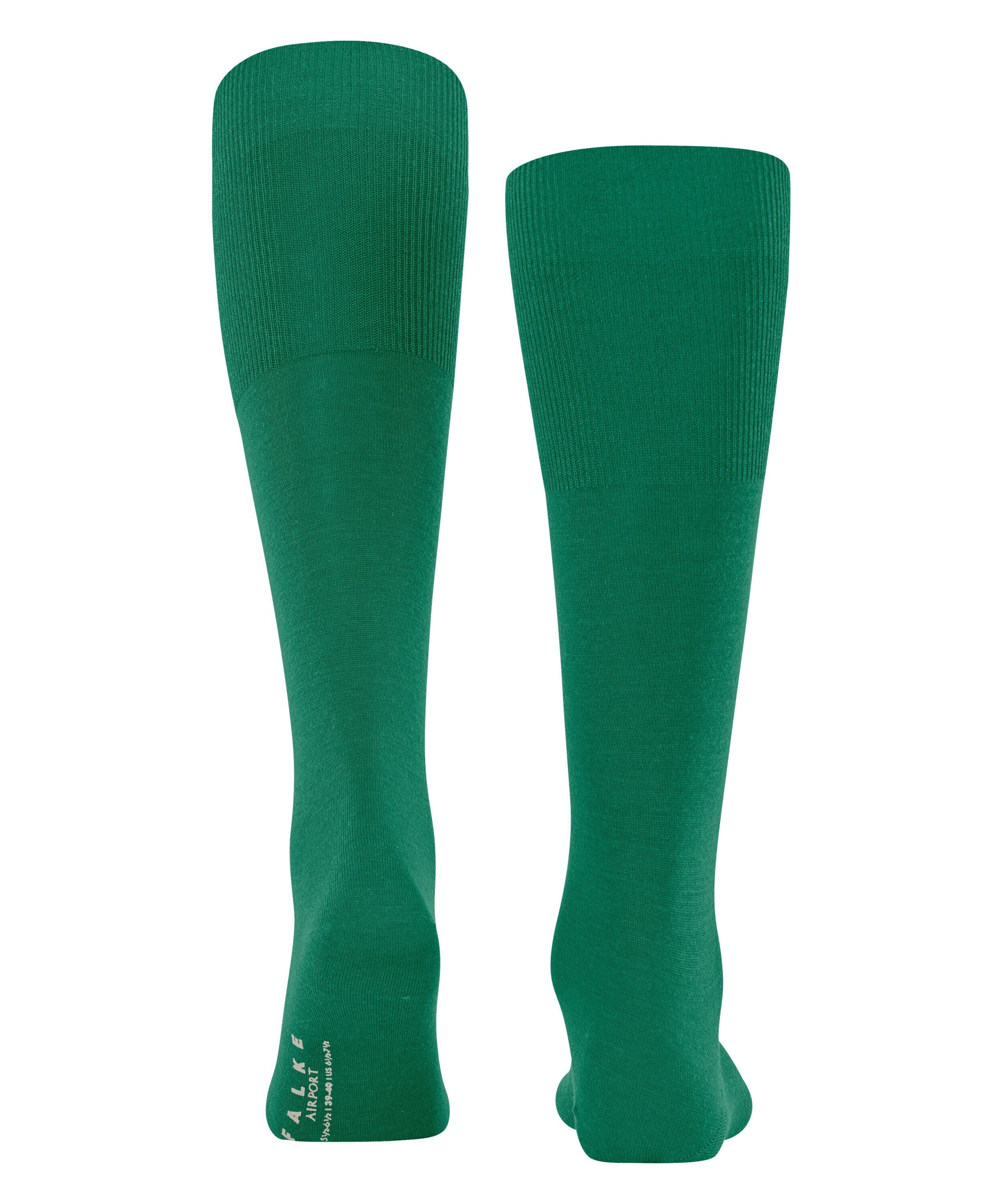 FALKE Airport heren kniekousen, groen (emerald)