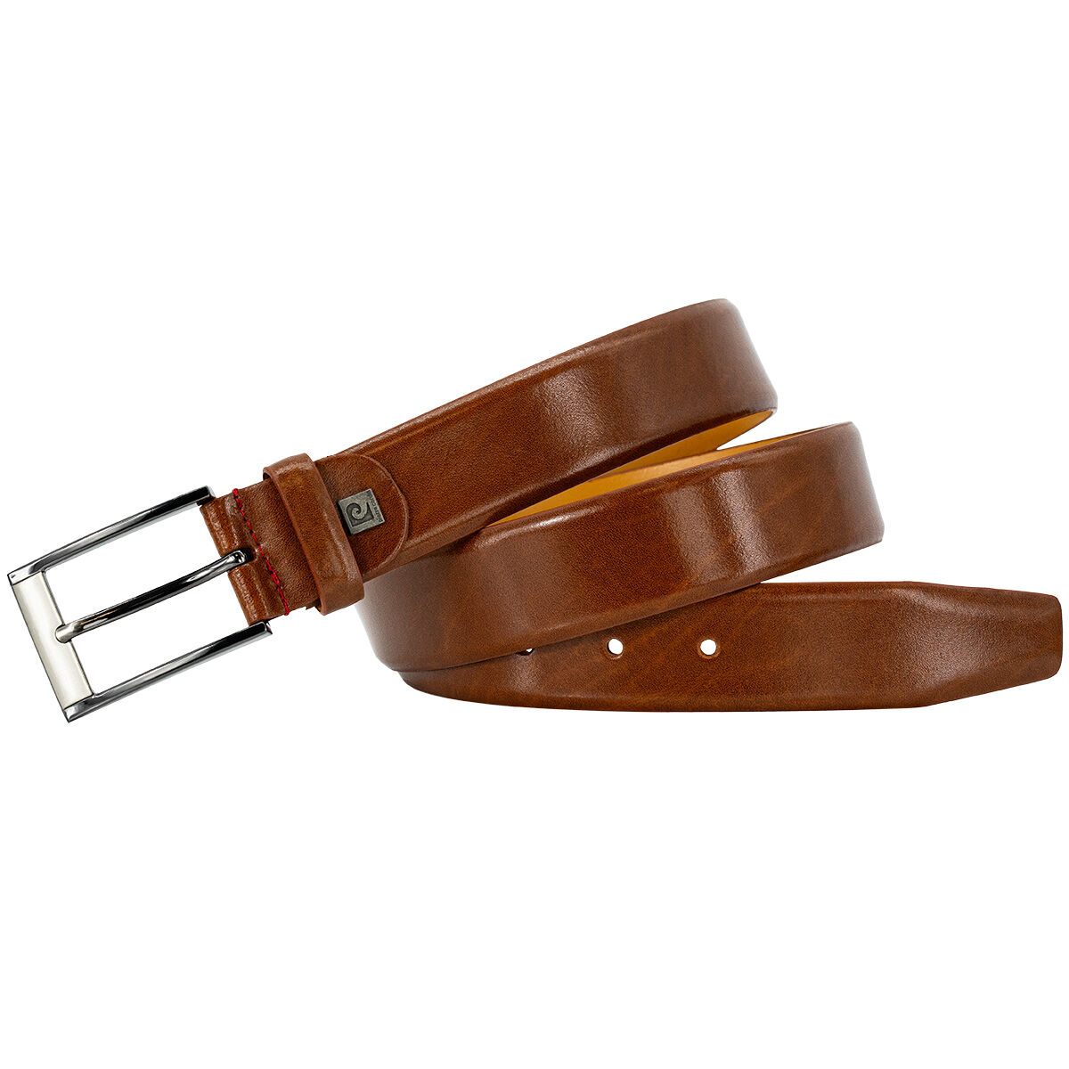 PIERRE CARDIN leren heren riem, cognac