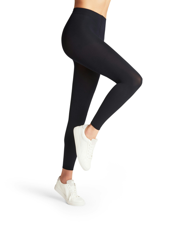 FALKE Pure Matt 100 DEN dames legging, marine FALKE Pure Matt 100 DEN dames legging, marine
