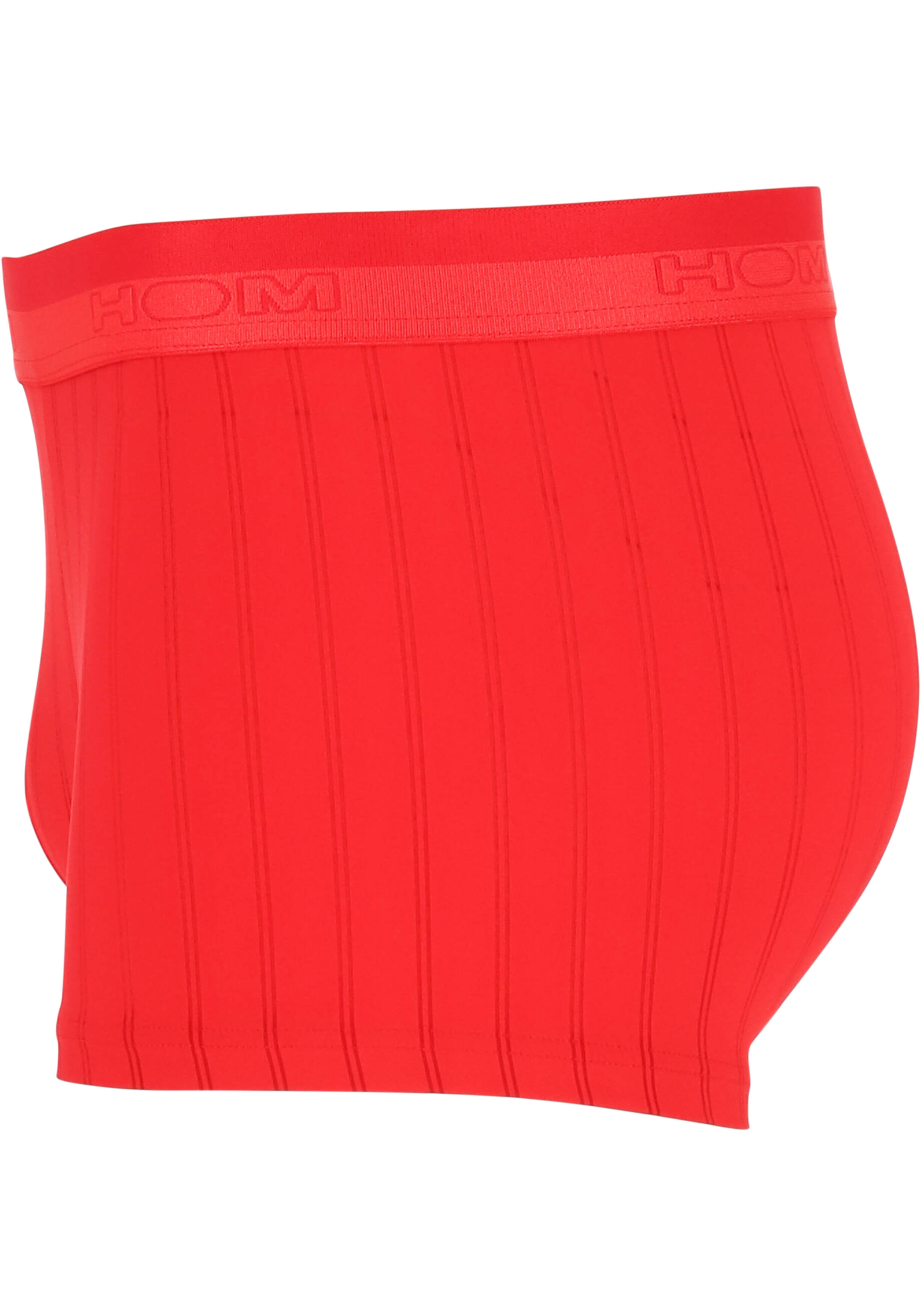 HOM Chic boxer briefs (1-pack), heren boxer microfiber kort, rood