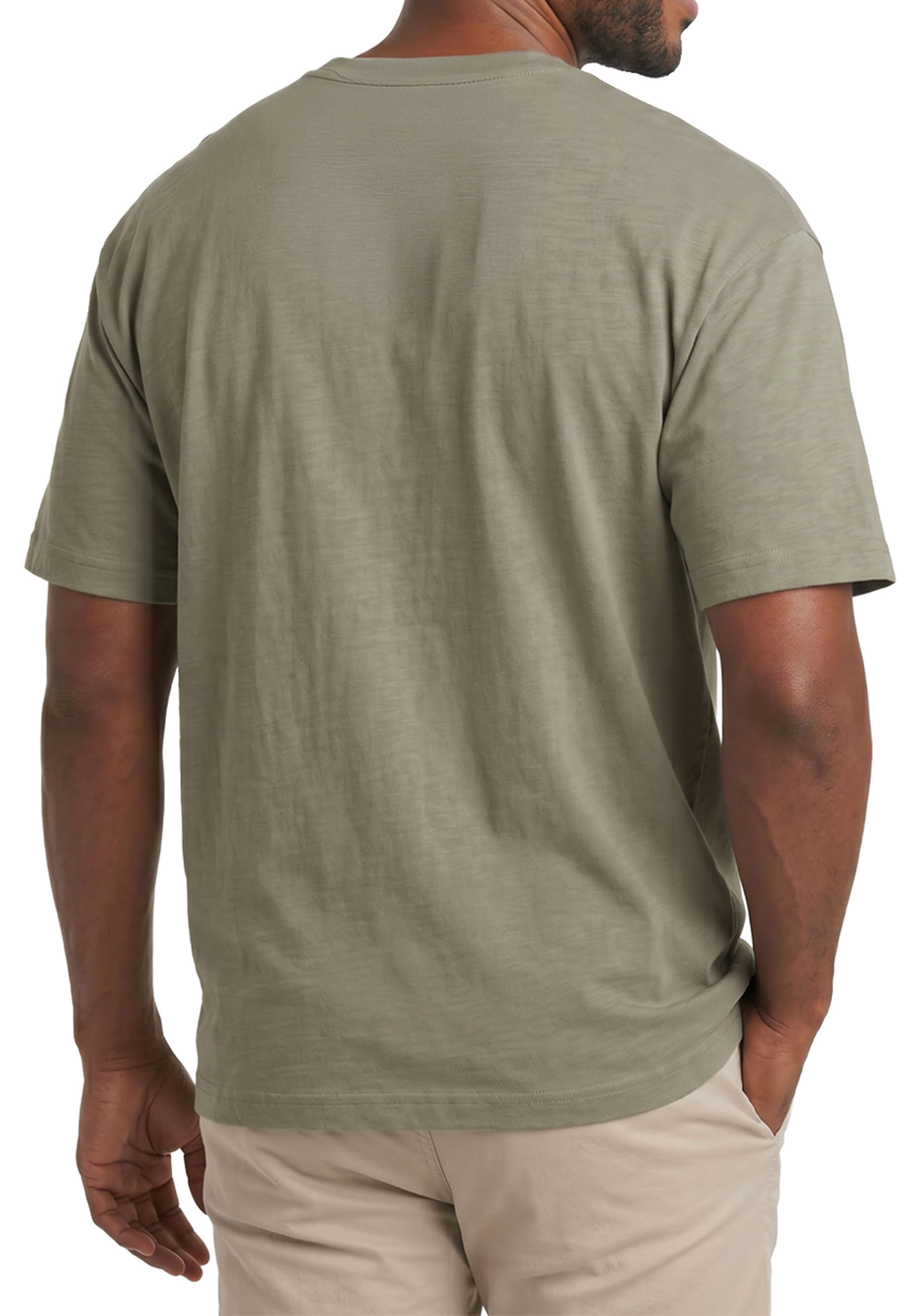 ALAN RED T-shirts Venice (1-pack), O-hals, middengroen