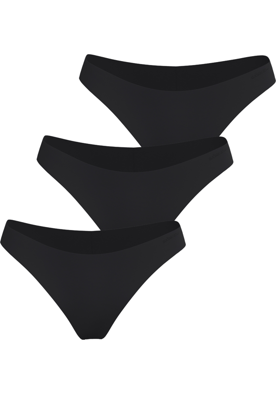 Bjorn Borg dames Invisible Briefs, slip middelhoge taille (3-pack), zwart, zwart, zwart Bjorn Borg dames Invisible Briefs, slip middelhoge taille (3-pack), zwart, zwart, zwart
