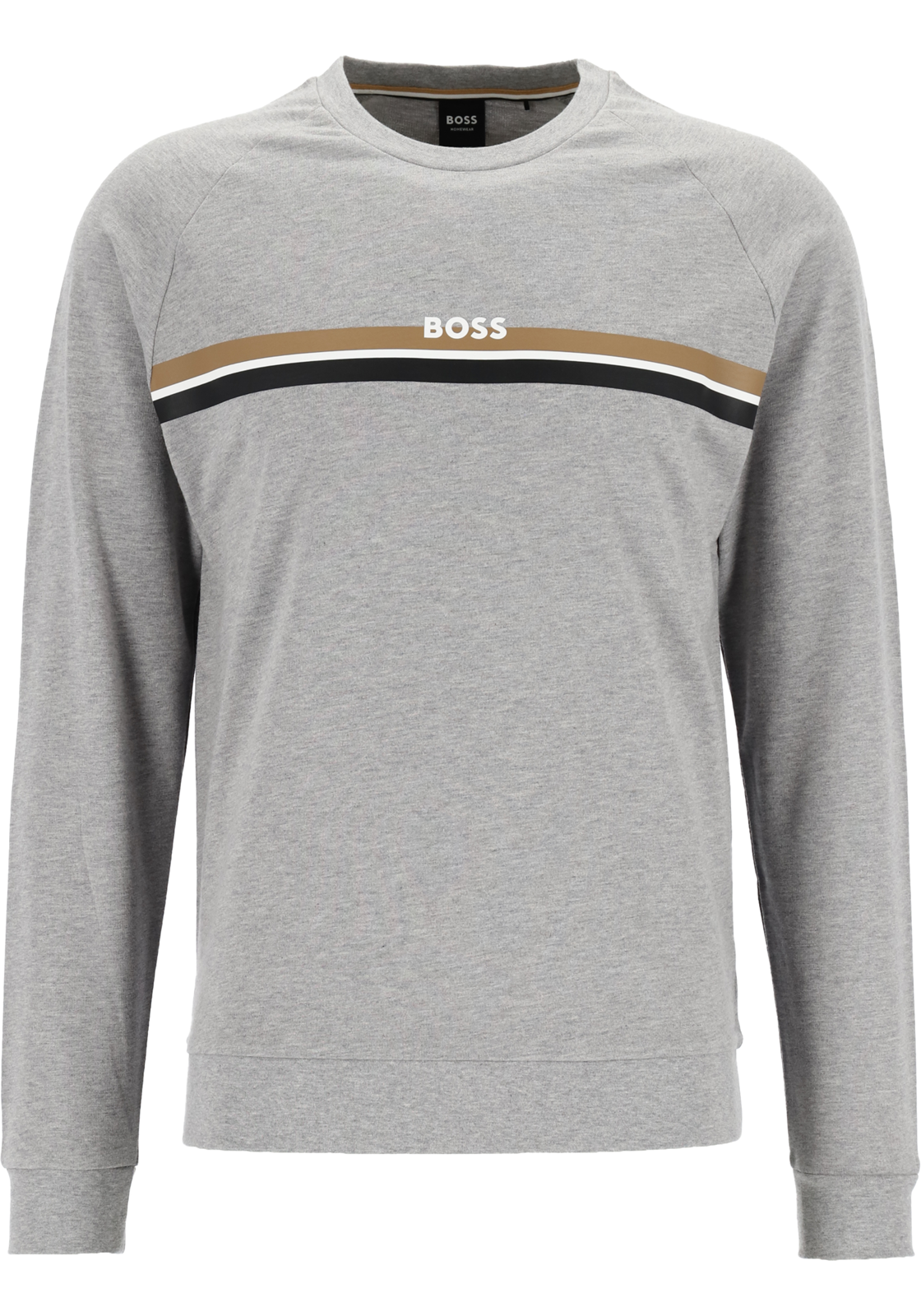 02-4063542429599-BOSS-Boss_LW_grijs_shirt_50515163033_4fotos_HR BOSS Long Set, heren lounge set, middengrijs