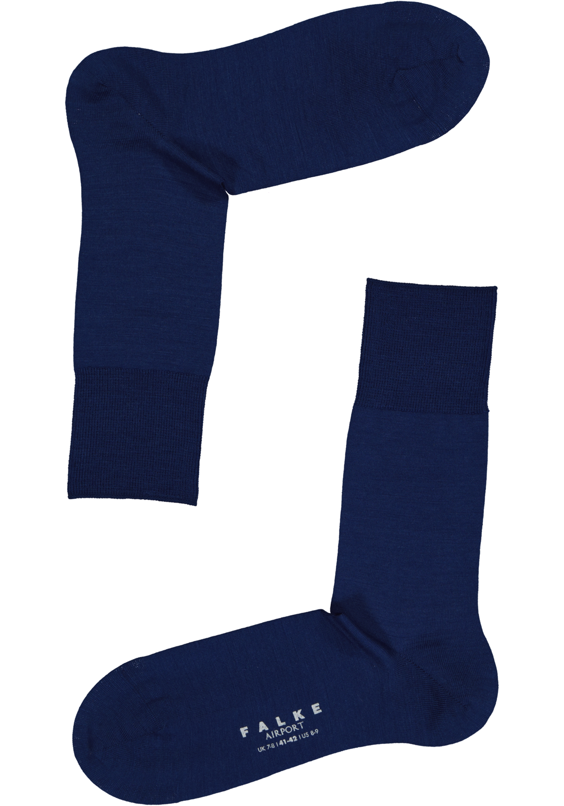 2-4004758680015_sokken_falke_airport_1_paar_HR FALKE Airport herensokken, middenblauw (royal blue)