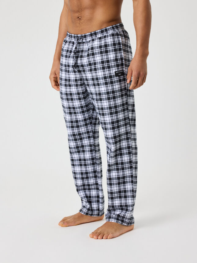 Bjorn Borg Core Flannel Pyjama Pants, heren pyjama- en loungebroek, meerkleurige print