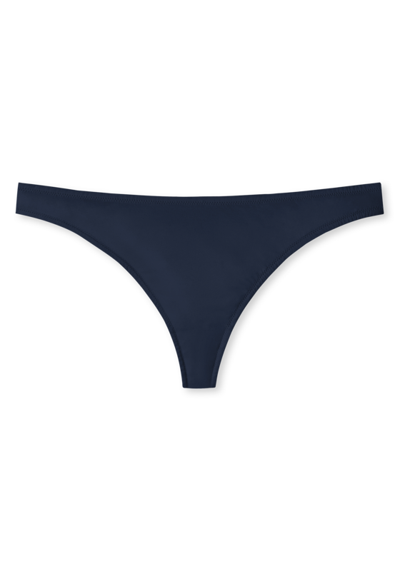 SCHIESSER Invisible Lace (1-pack), dames string microvezel kant nachtblauw SCHIESSER Invisible Lace (1-pack), dames string microvezel kant nachtblauw