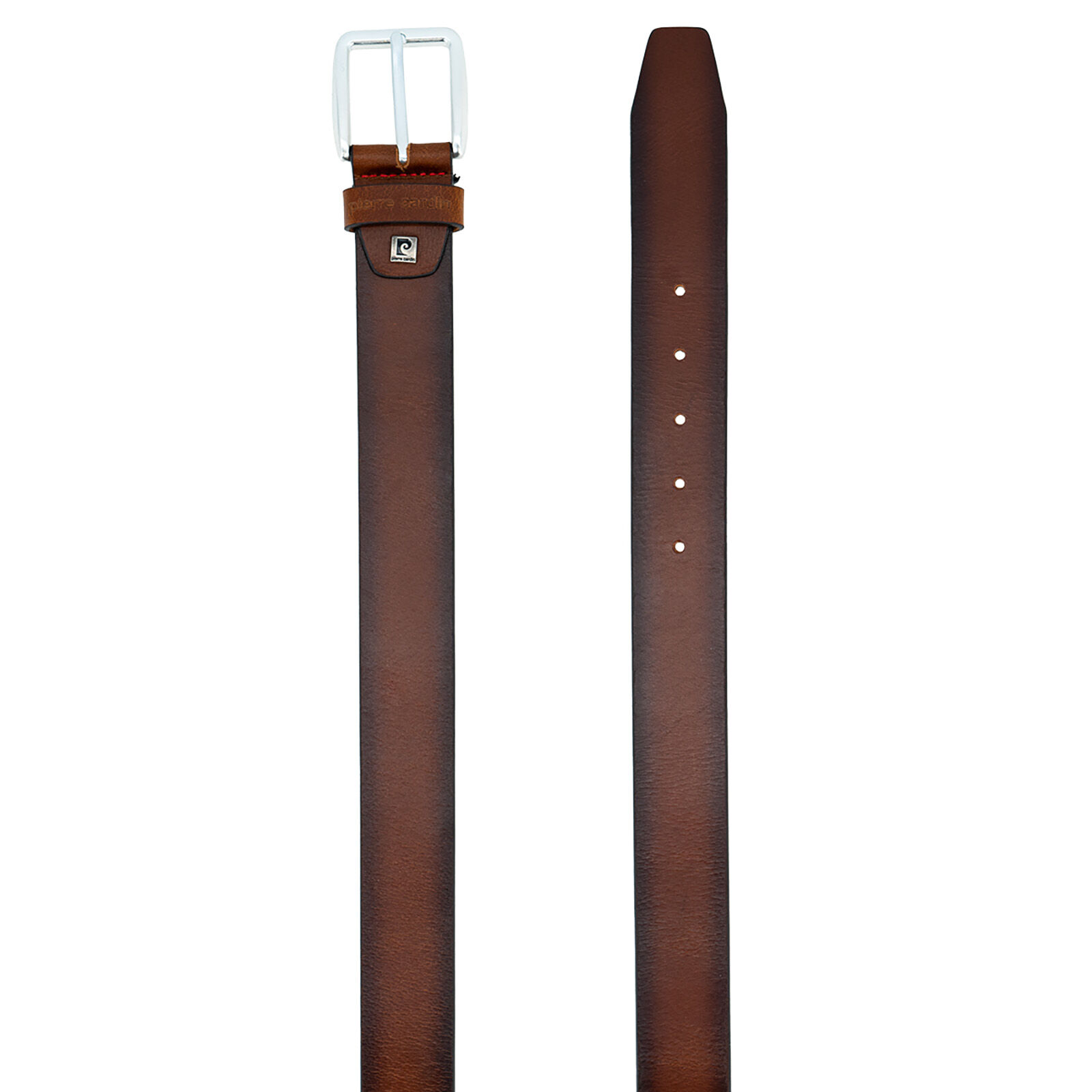 PIERRE CARDIN leren heren riem, cognac