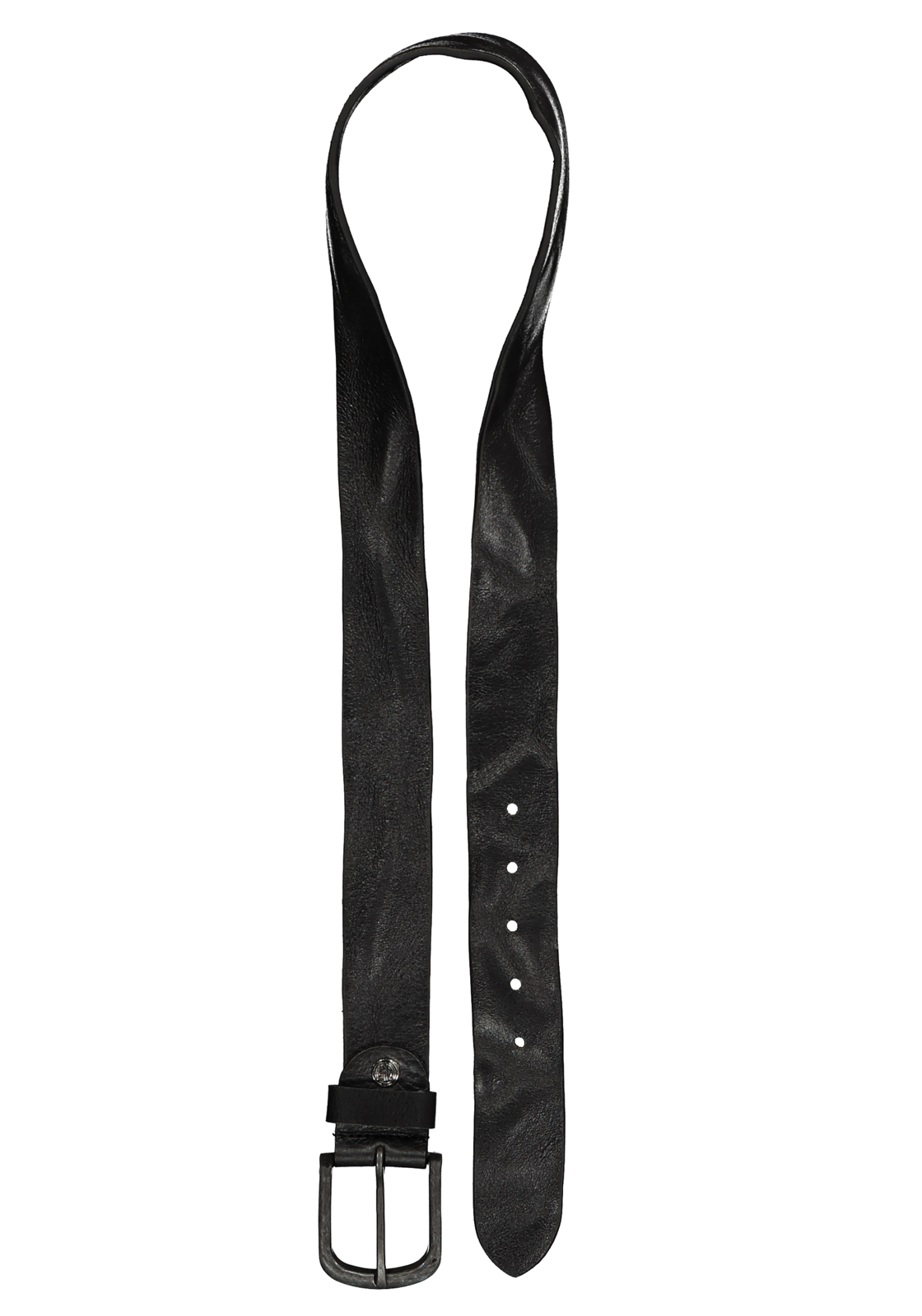 2-4032057330522_riemen_HR LINDENMANN leren heren riem, zwart