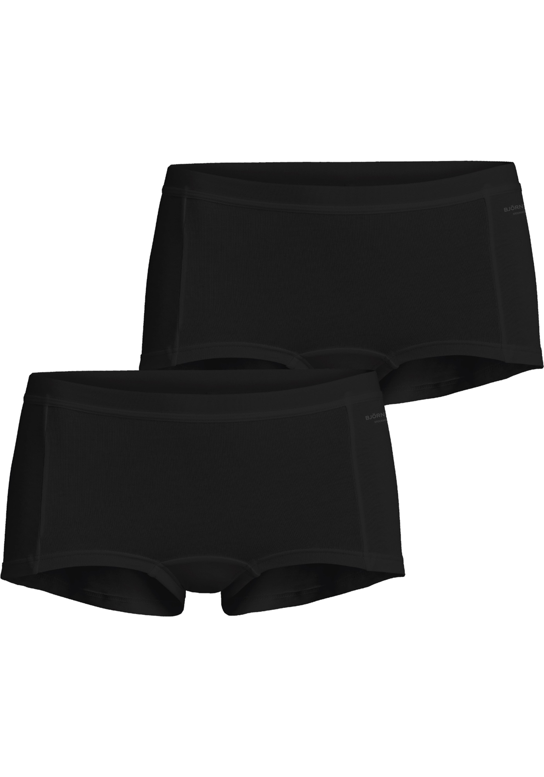 1-7321465311306-bjorn_borg-ondergoed-dames_HR Bjorn Borg dames Core minishorts, boxers korte pijpen (2-pack), zwart