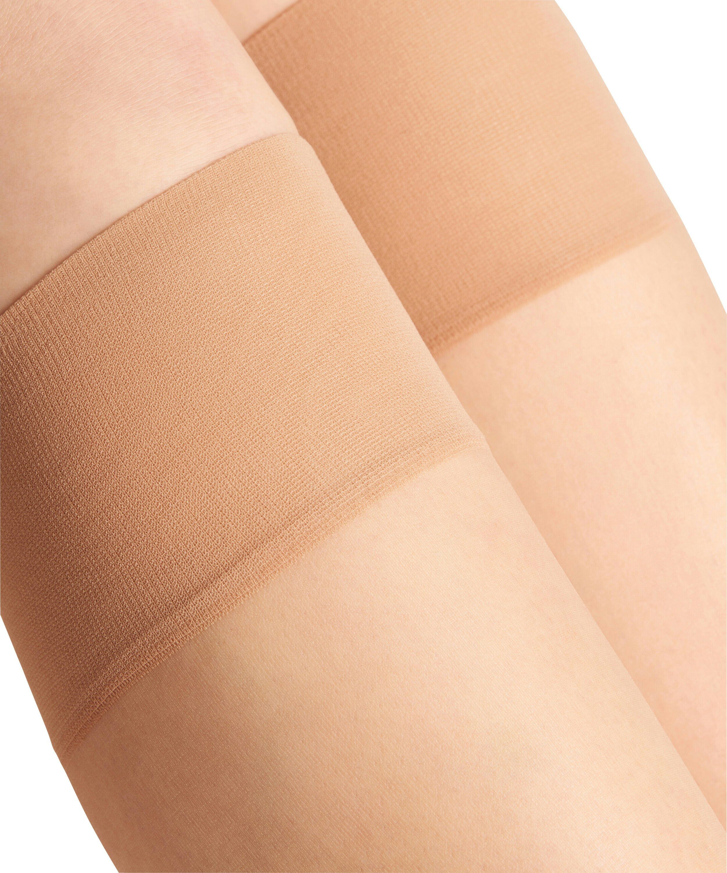 FALKE Shelina toeless 12 DEN dames kniekousen, beige (powder)