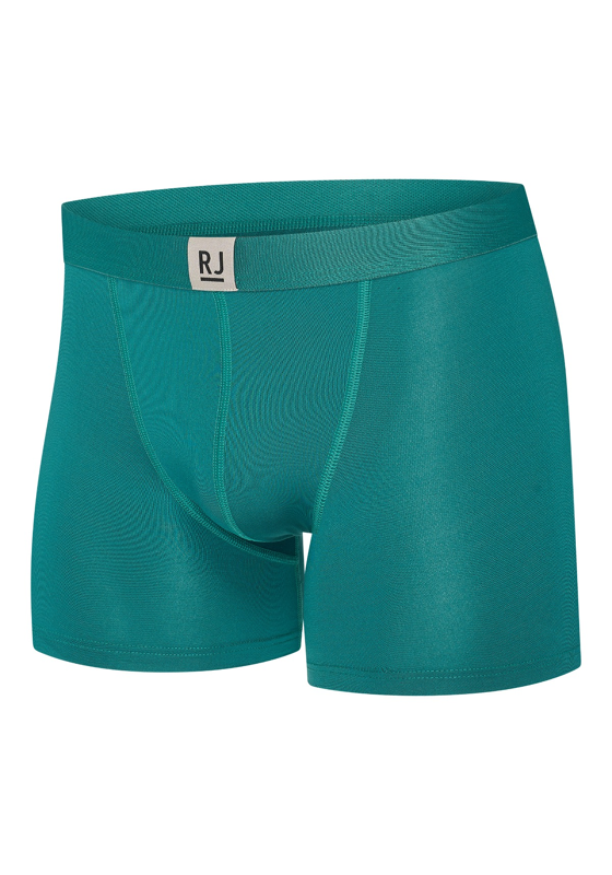 RJ Bodywear RJ Pure Color heren boxer (1-pack), boxer extra lang, groen RJ Bodywear RJ Pure Color heren boxer (1-pack), boxer extra lang, groen