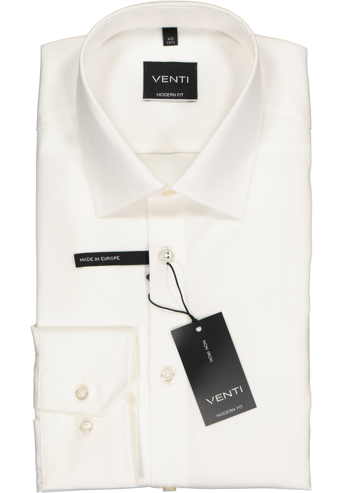 2-4053934109222_venti-overhemd_HR VENTI modern fit overhemd, beige