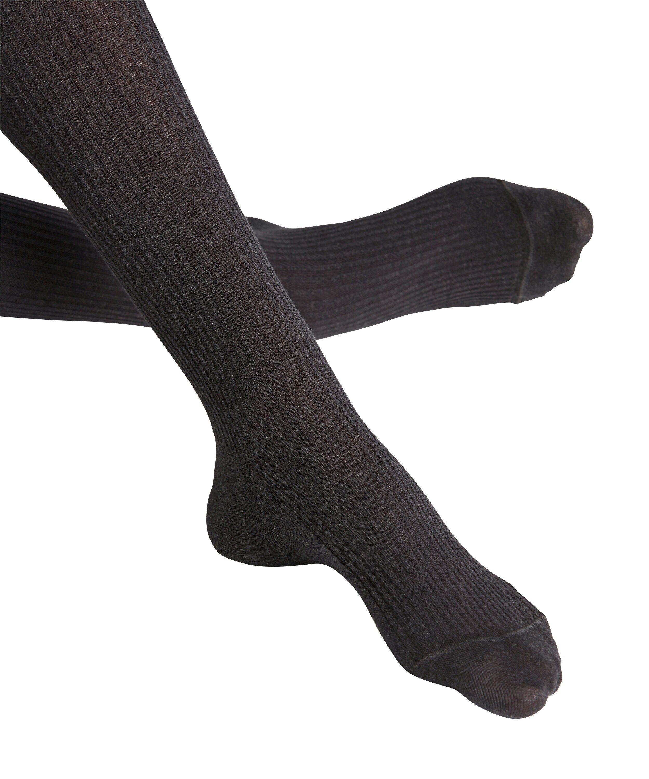 FALKE Family Rib TI dames panty, anthra.melange