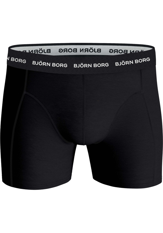 Bjorn Borg Cotton Stretch boxers, heren boxers normale lengte (1-pack), zwart Bjorn Borg Cotton Stretch boxers, heren boxers normale lengte (1-pack), zwart